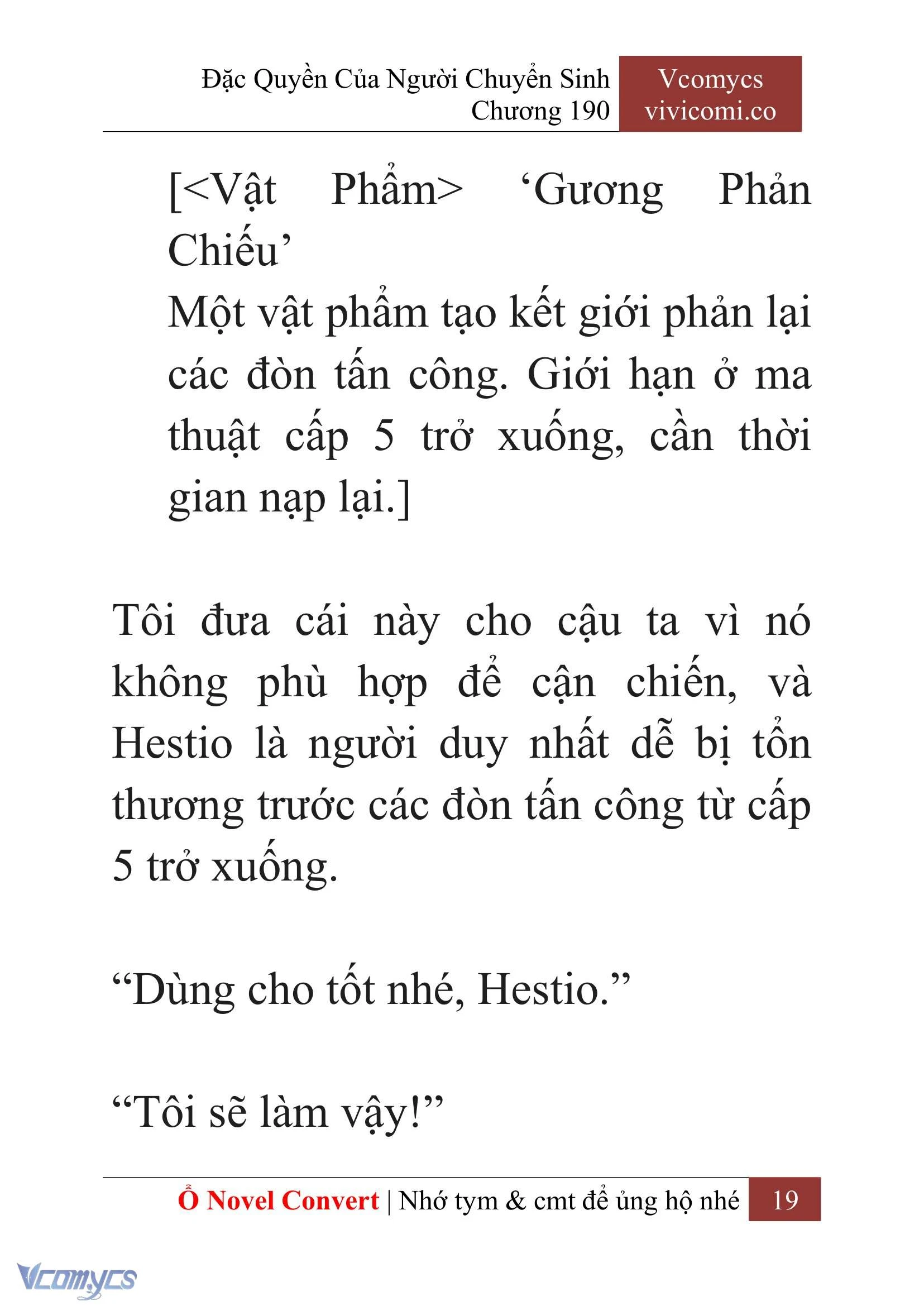 [Novel] Đặc Quyền Của Người Chuyển Sinh Chapter  190 - 22