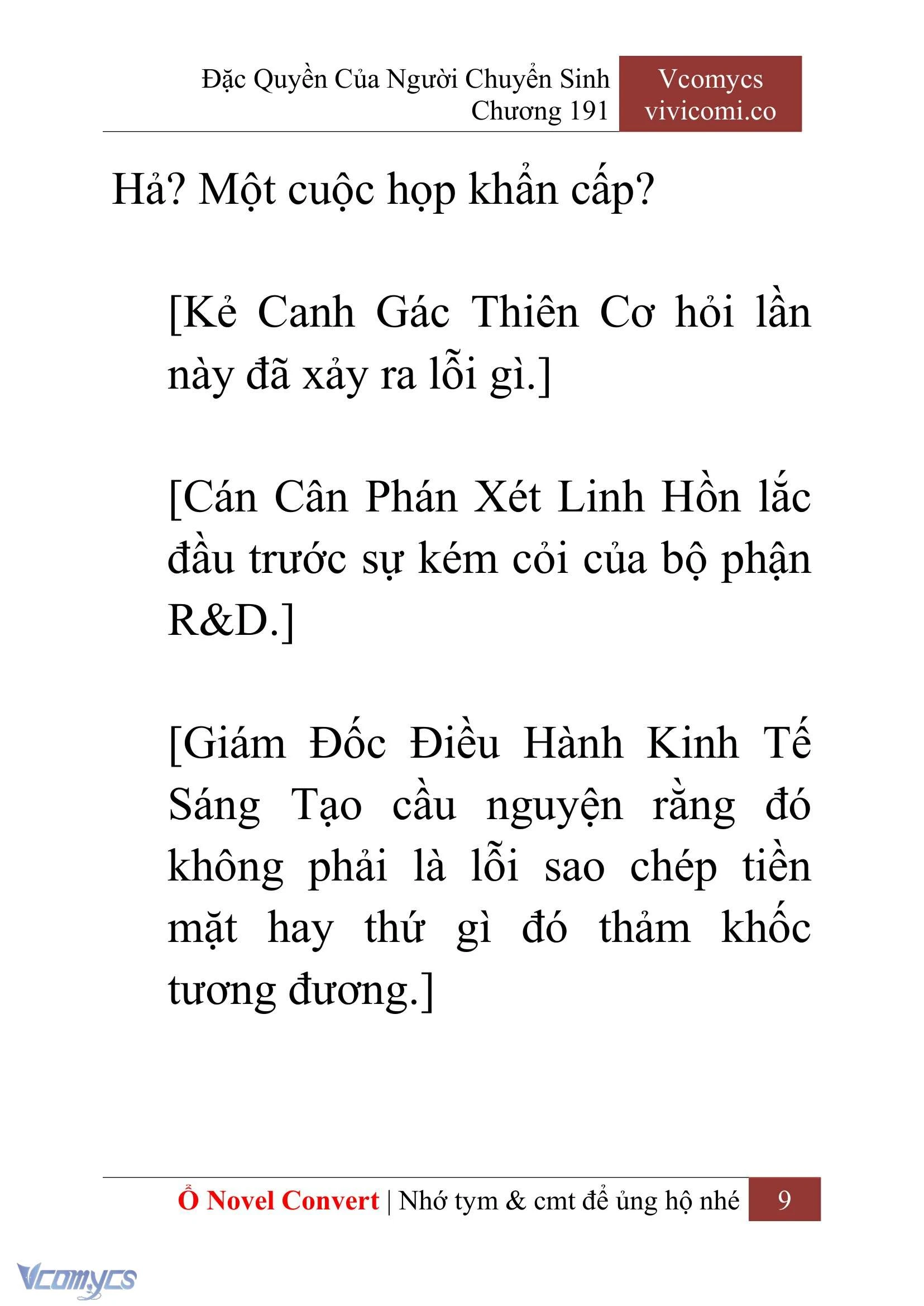 [Novel] Đặc Quyền Của Người Chuyển Sinh Chapter  191 - 12