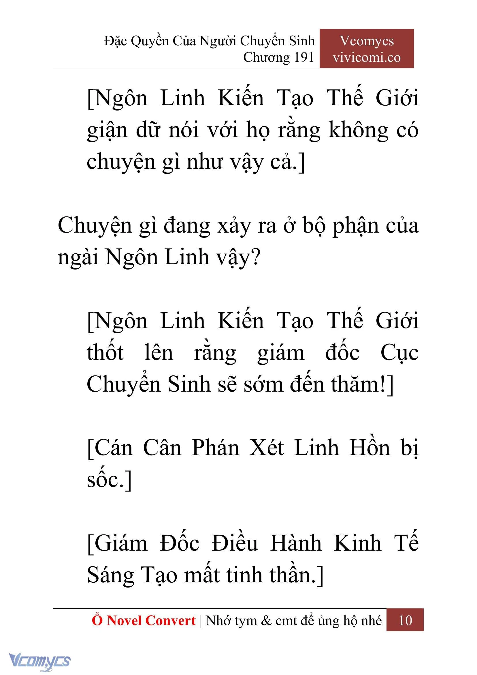 [Novel] Đặc Quyền Của Người Chuyển Sinh Chapter  191 - 13