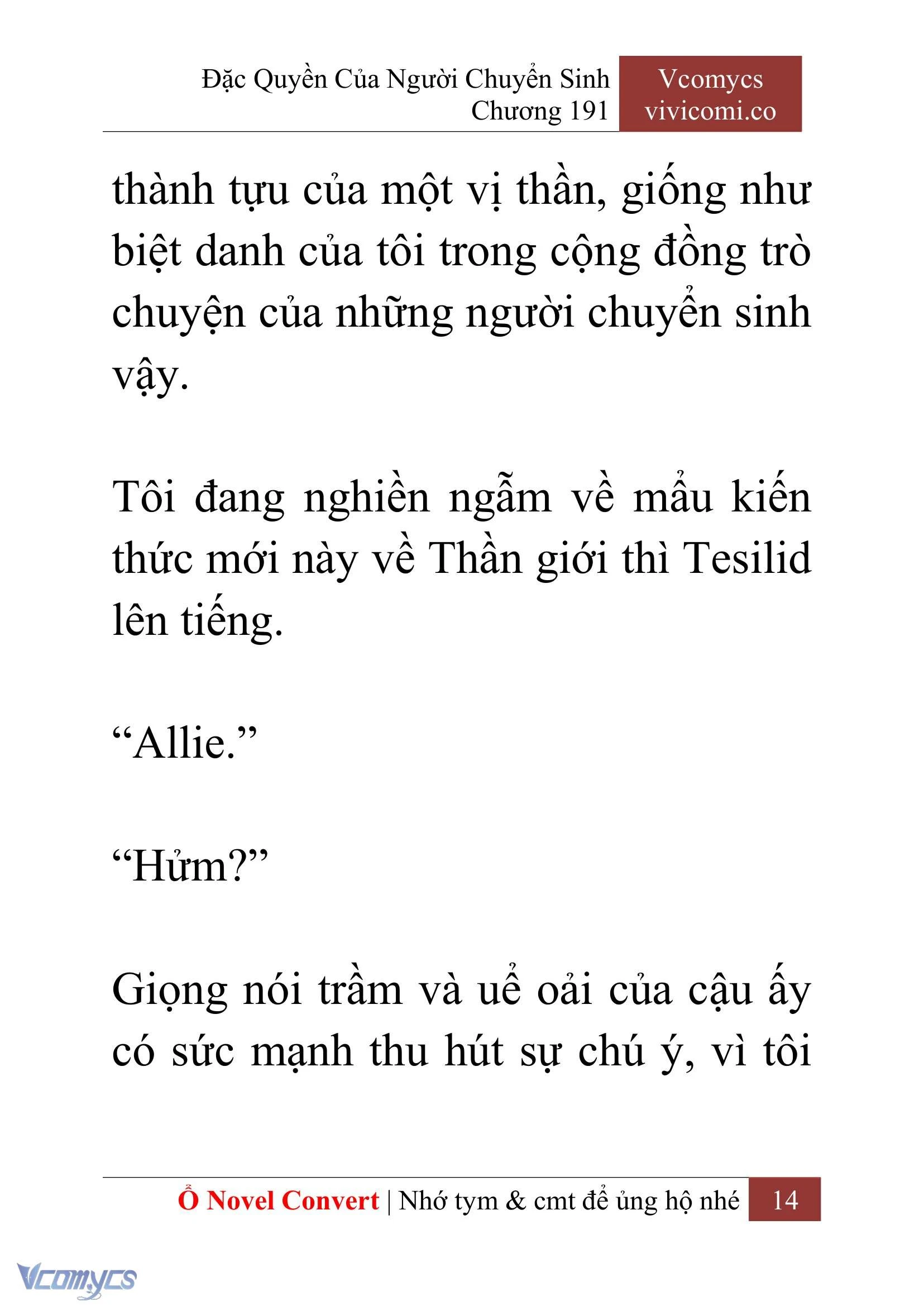 [Novel] Đặc Quyền Của Người Chuyển Sinh Chapter  191 - 17