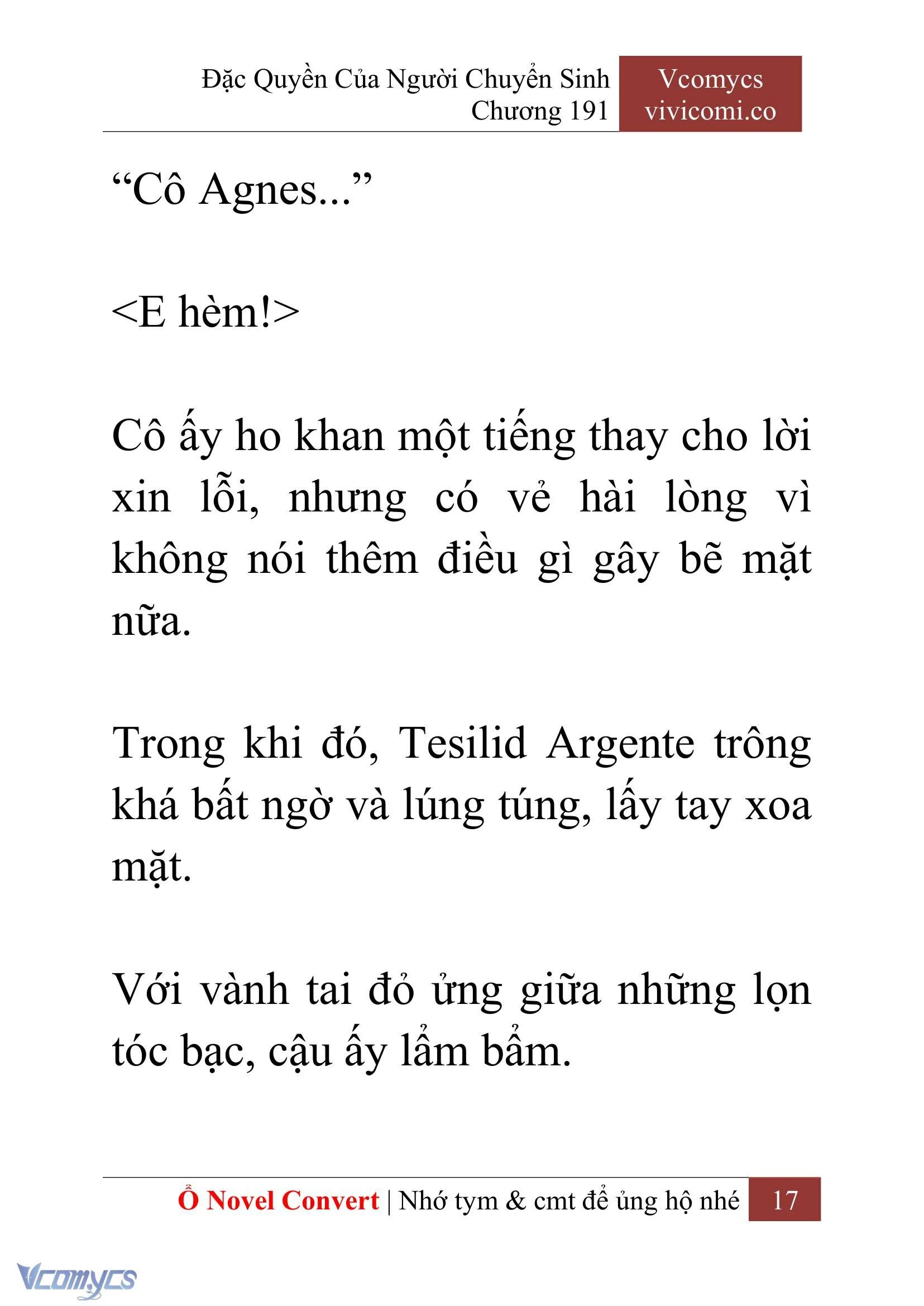 [Novel] Đặc Quyền Của Người Chuyển Sinh Chapter  191 - 20