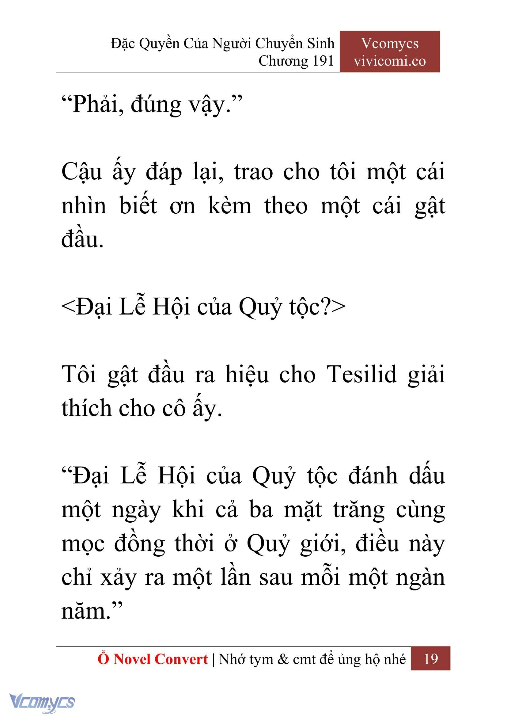 [Novel] Đặc Quyền Của Người Chuyển Sinh Chapter  191 - 22