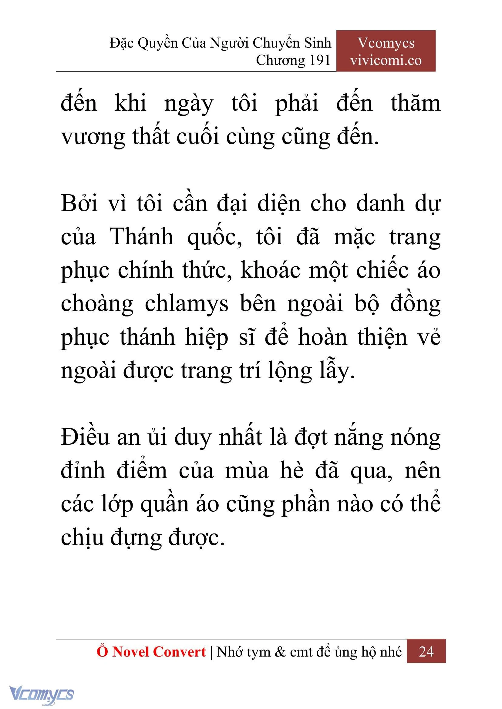 [Novel] Đặc Quyền Của Người Chuyển Sinh Chapter  191 - 27