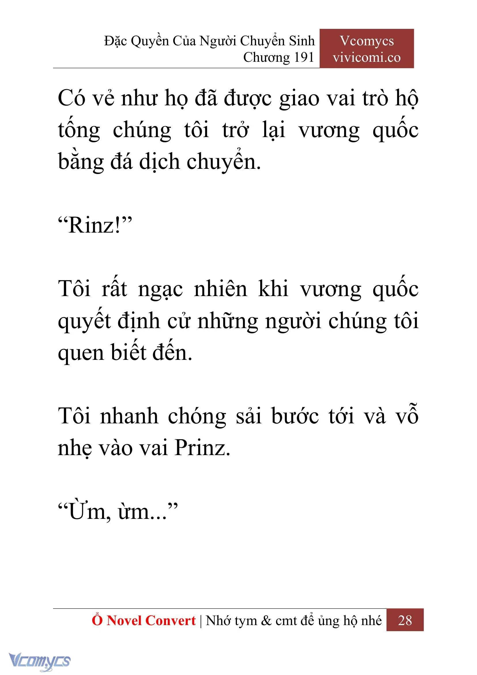 [Novel] Đặc Quyền Của Người Chuyển Sinh Chapter  191 - 31