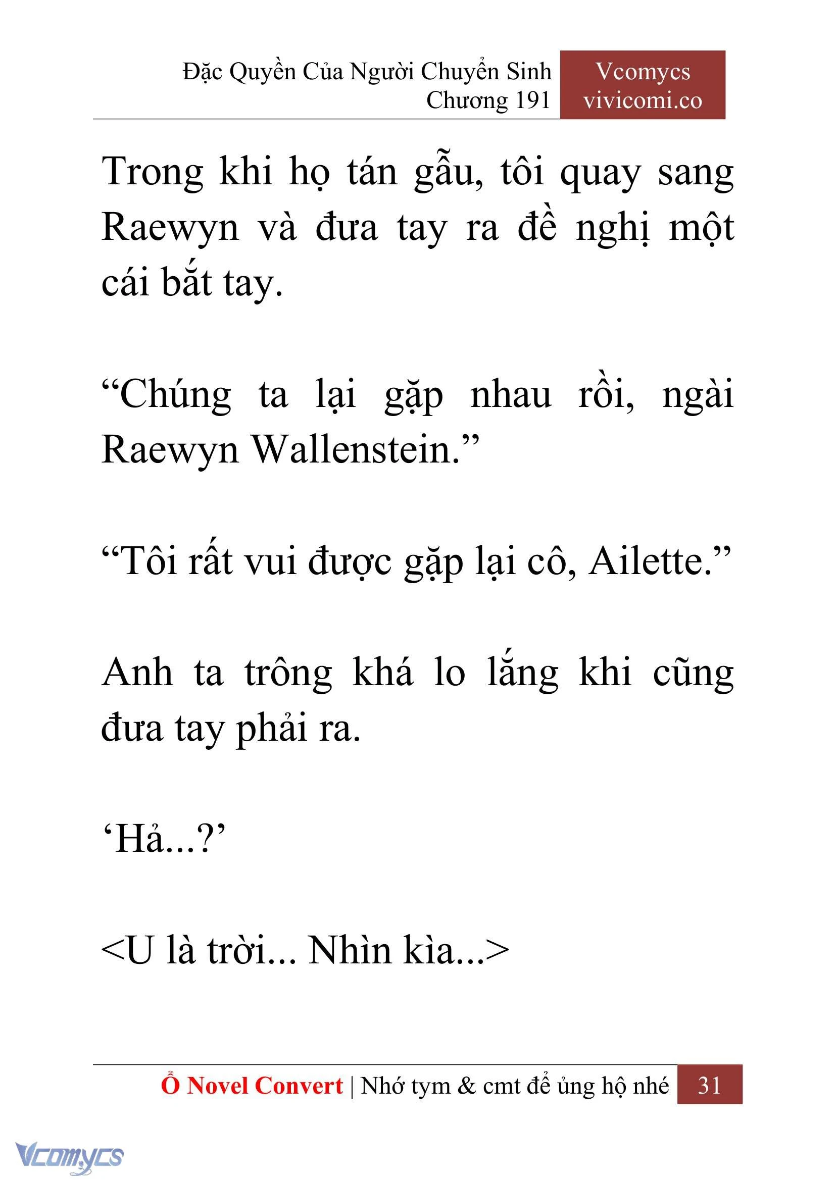 [Novel] Đặc Quyền Của Người Chuyển Sinh Chapter  191 - 34