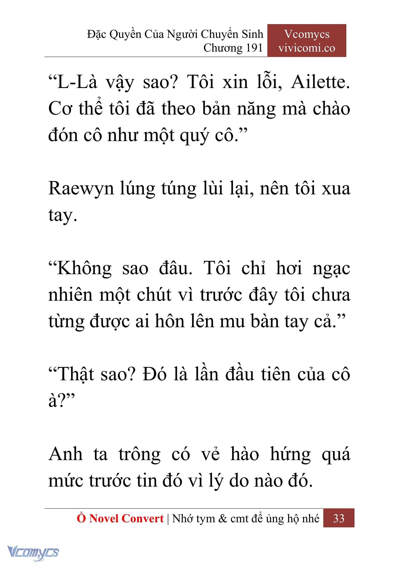 [Novel] Đặc Quyền Của Người Chuyển Sinh Chapter  191 - 36