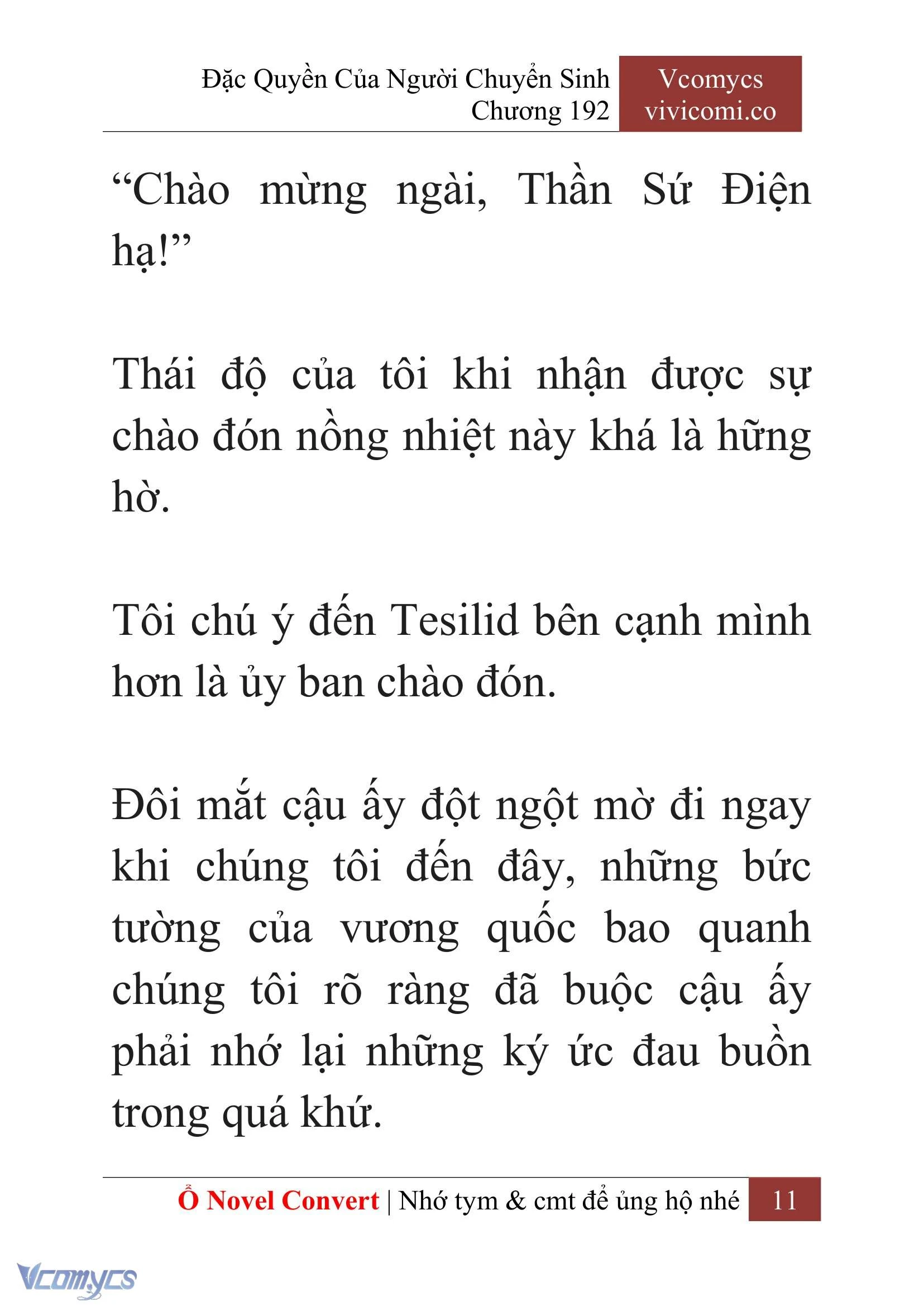 [Novel] Đặc Quyền Của Người Chuyển Sinh Chapter  192 - 14