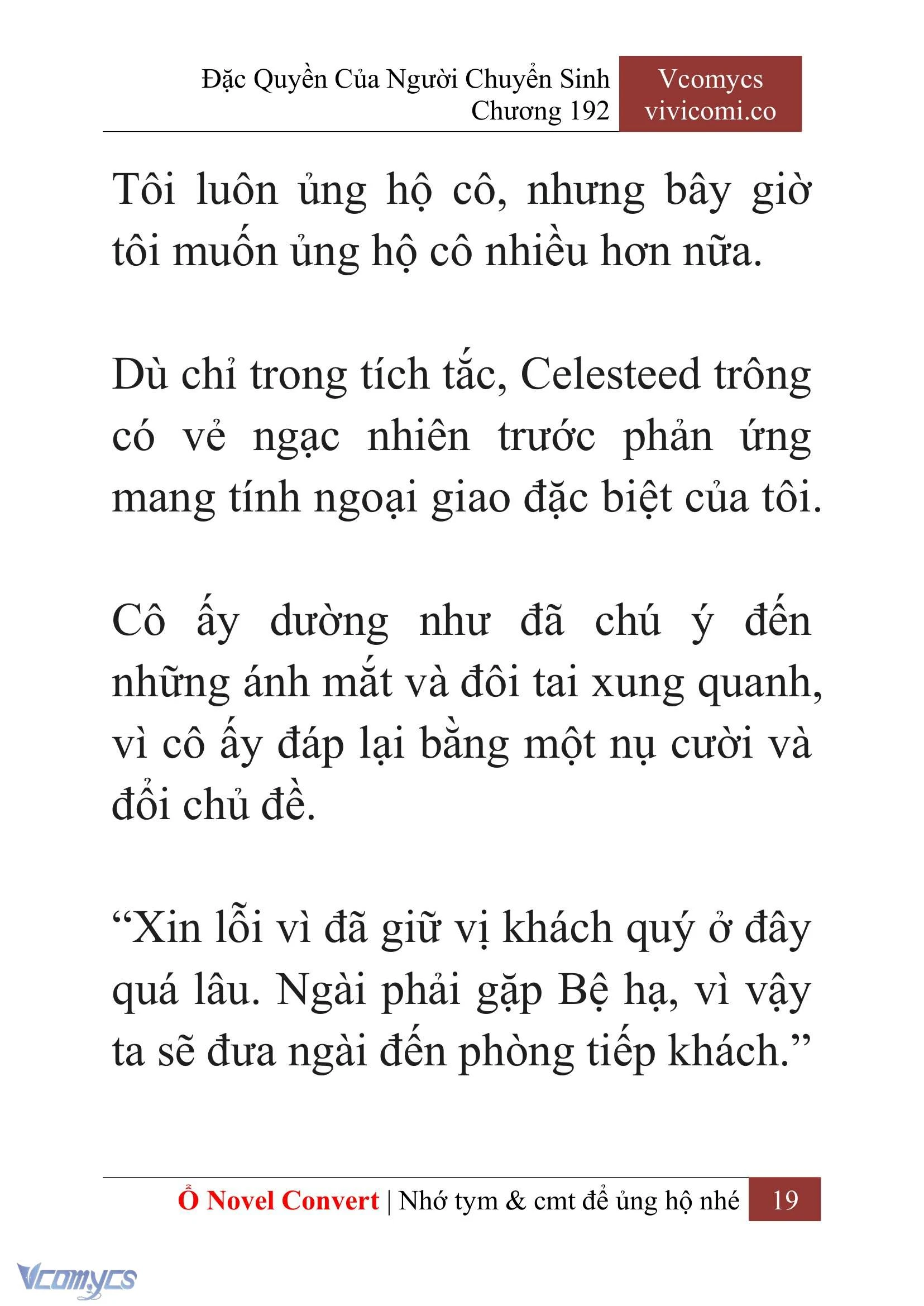 [Novel] Đặc Quyền Của Người Chuyển Sinh Chapter  192 - 22