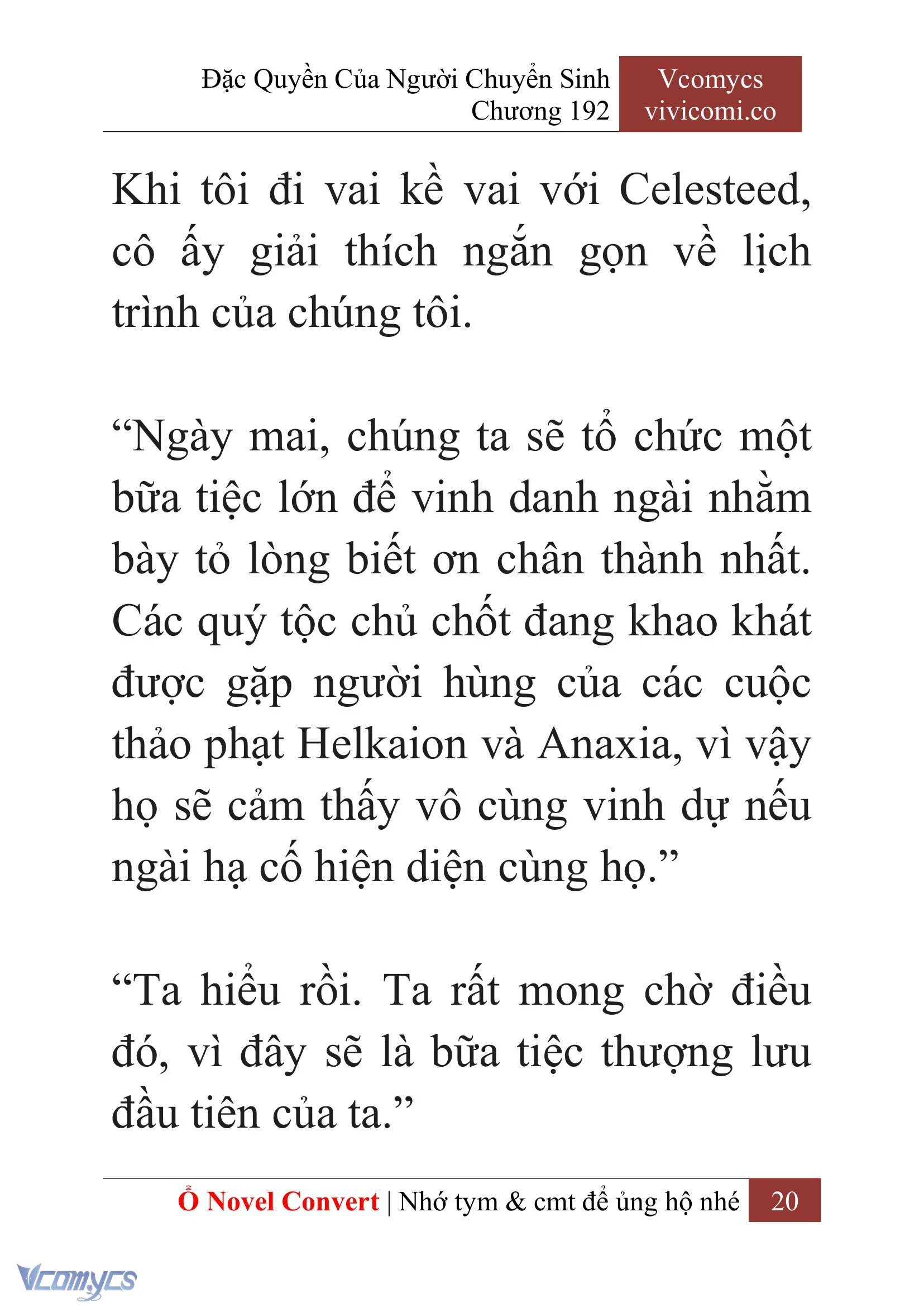 [Novel] Đặc Quyền Của Người Chuyển Sinh Chapter  192 - 23