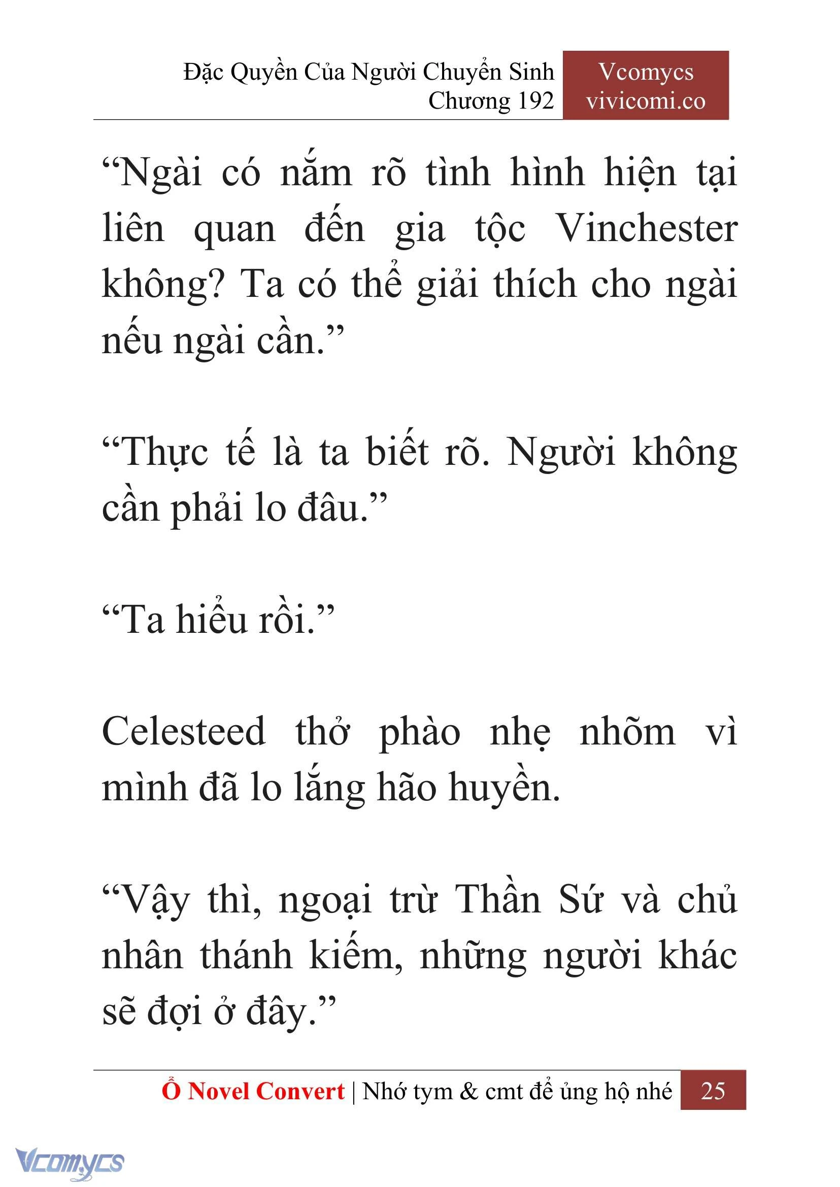 [Novel] Đặc Quyền Của Người Chuyển Sinh Chapter  192 - 28