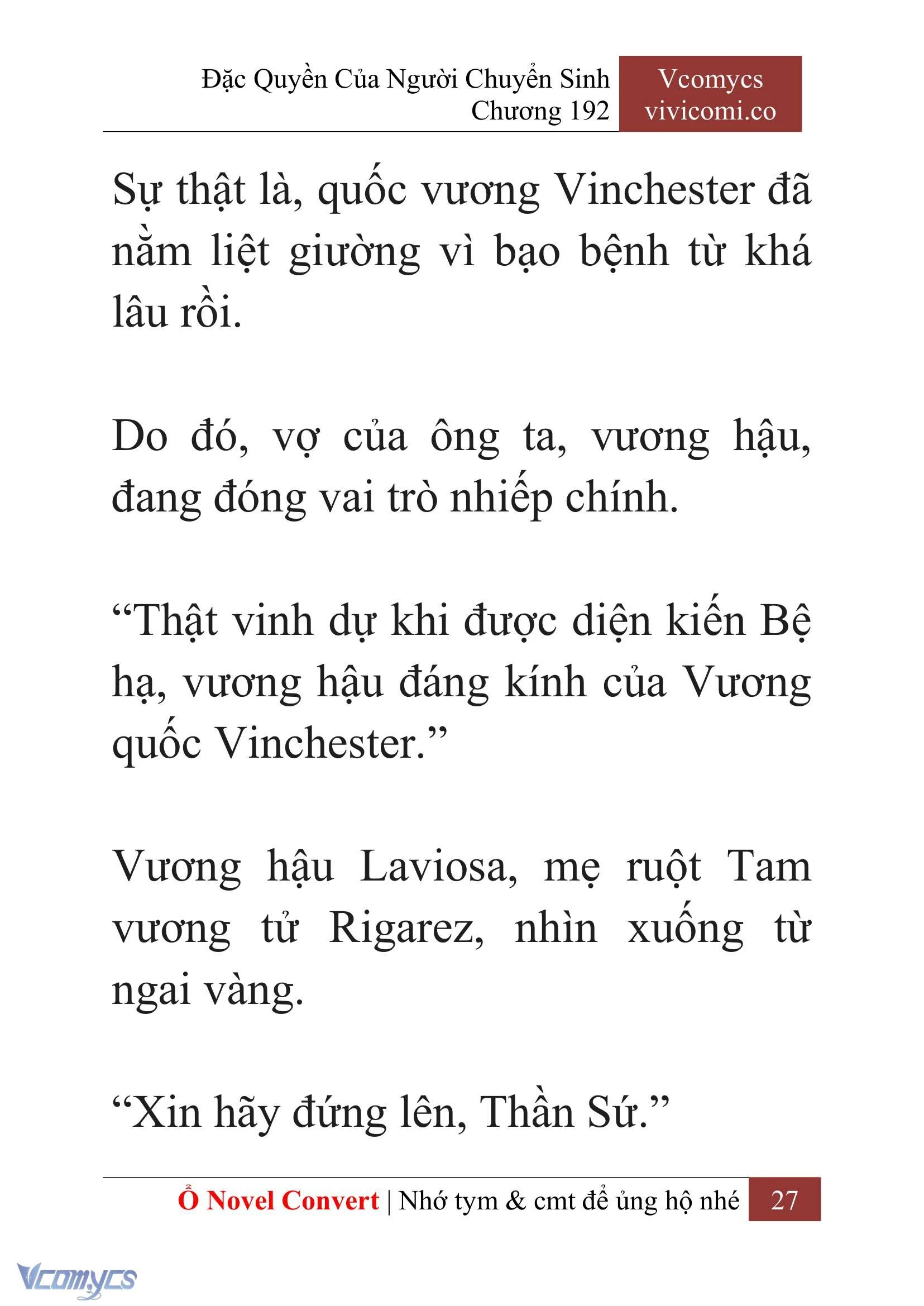 [Novel] Đặc Quyền Của Người Chuyển Sinh Chapter  192 - 30