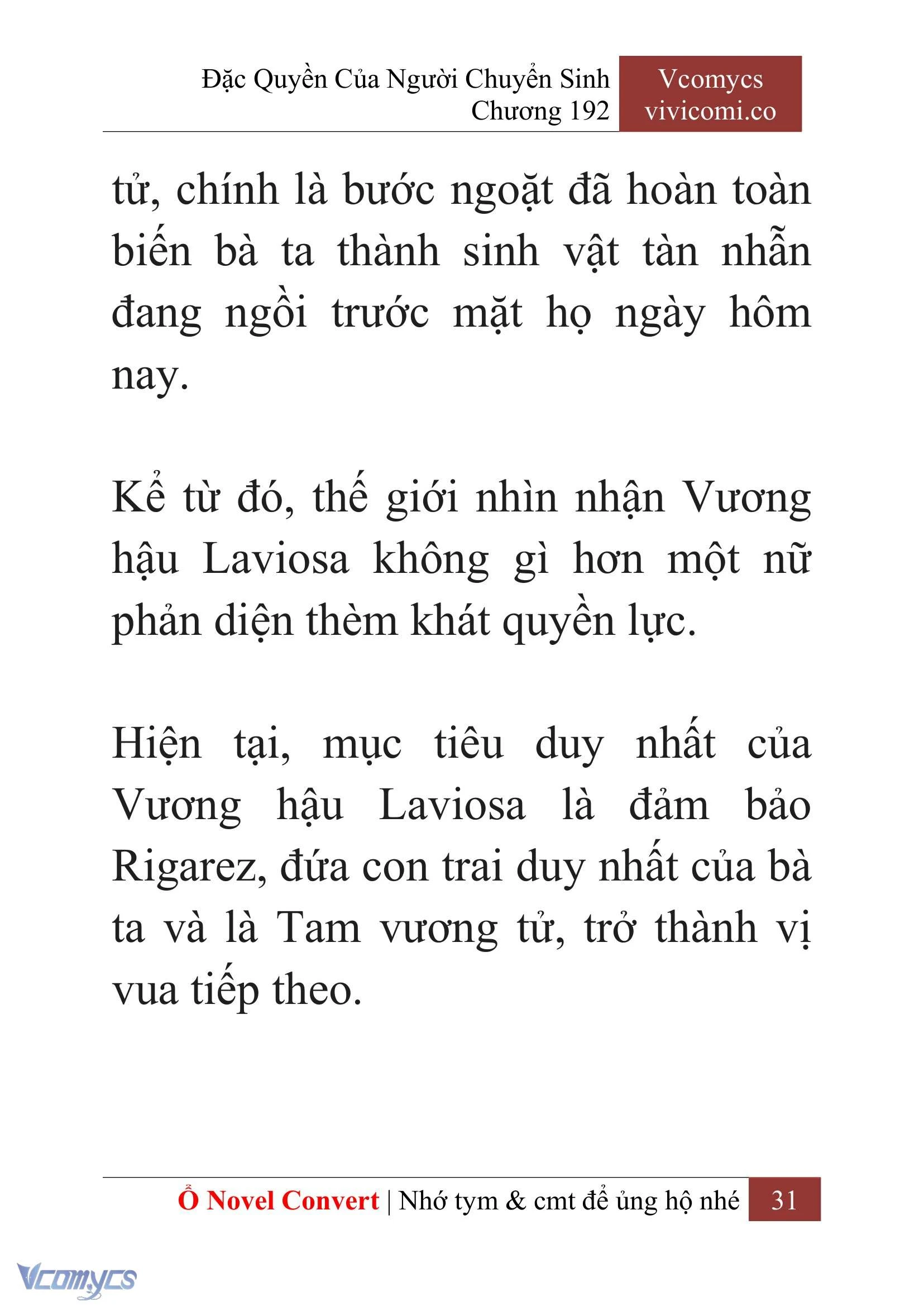 [Novel] Đặc Quyền Của Người Chuyển Sinh Chapter  192 - 34