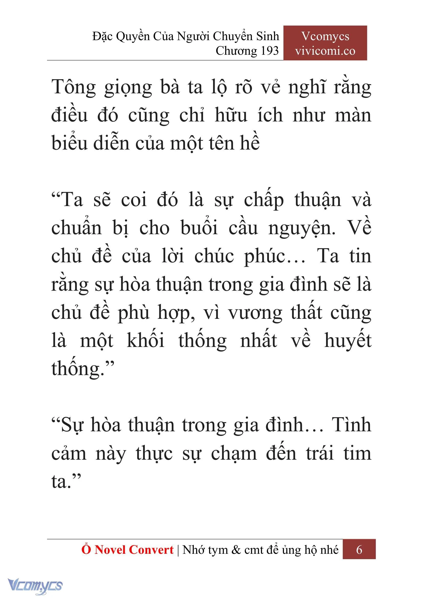 [Novel] Đặc Quyền Của Người Chuyển Sinh Chapter  193 - 9