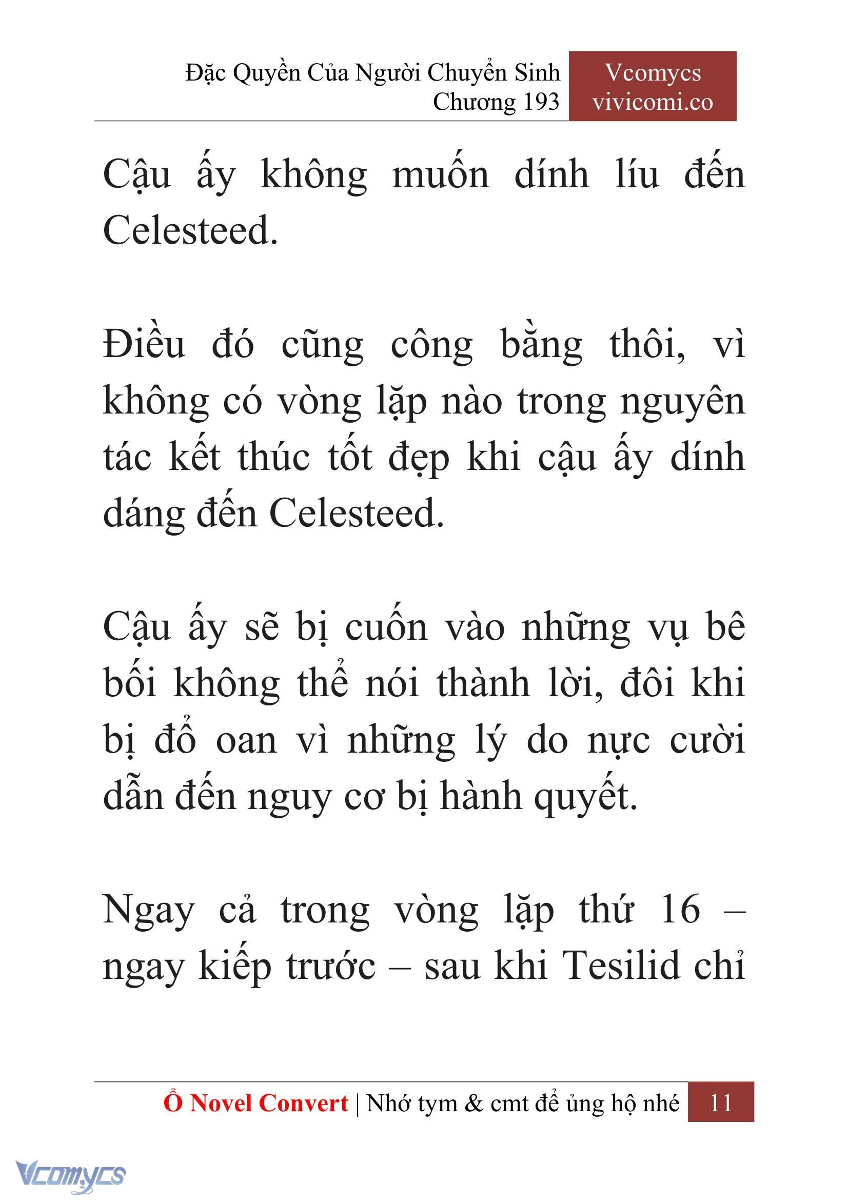 [Novel] Đặc Quyền Của Người Chuyển Sinh Chapter  193 - 14