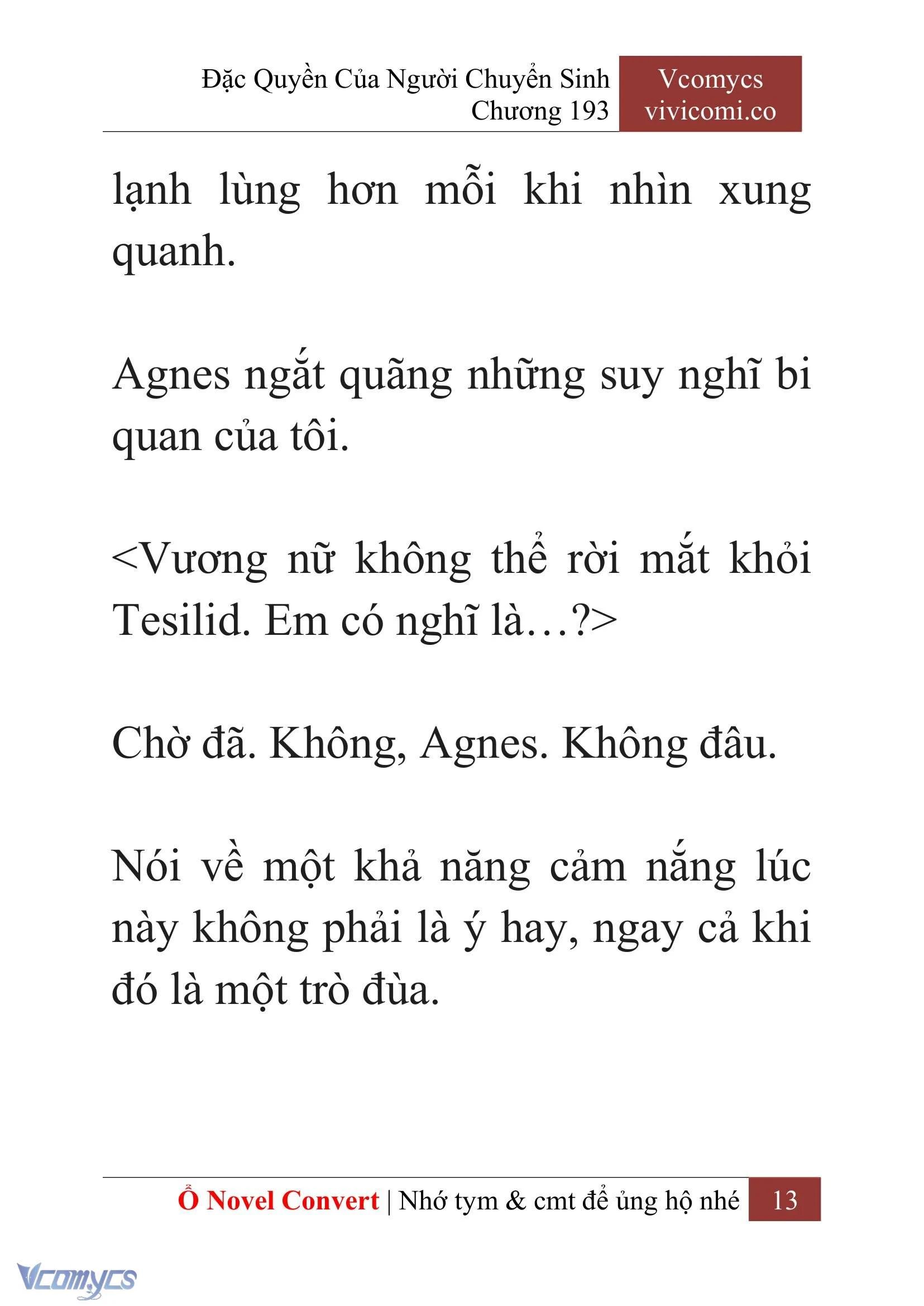 [Novel] Đặc Quyền Của Người Chuyển Sinh Chapter  193 - 16