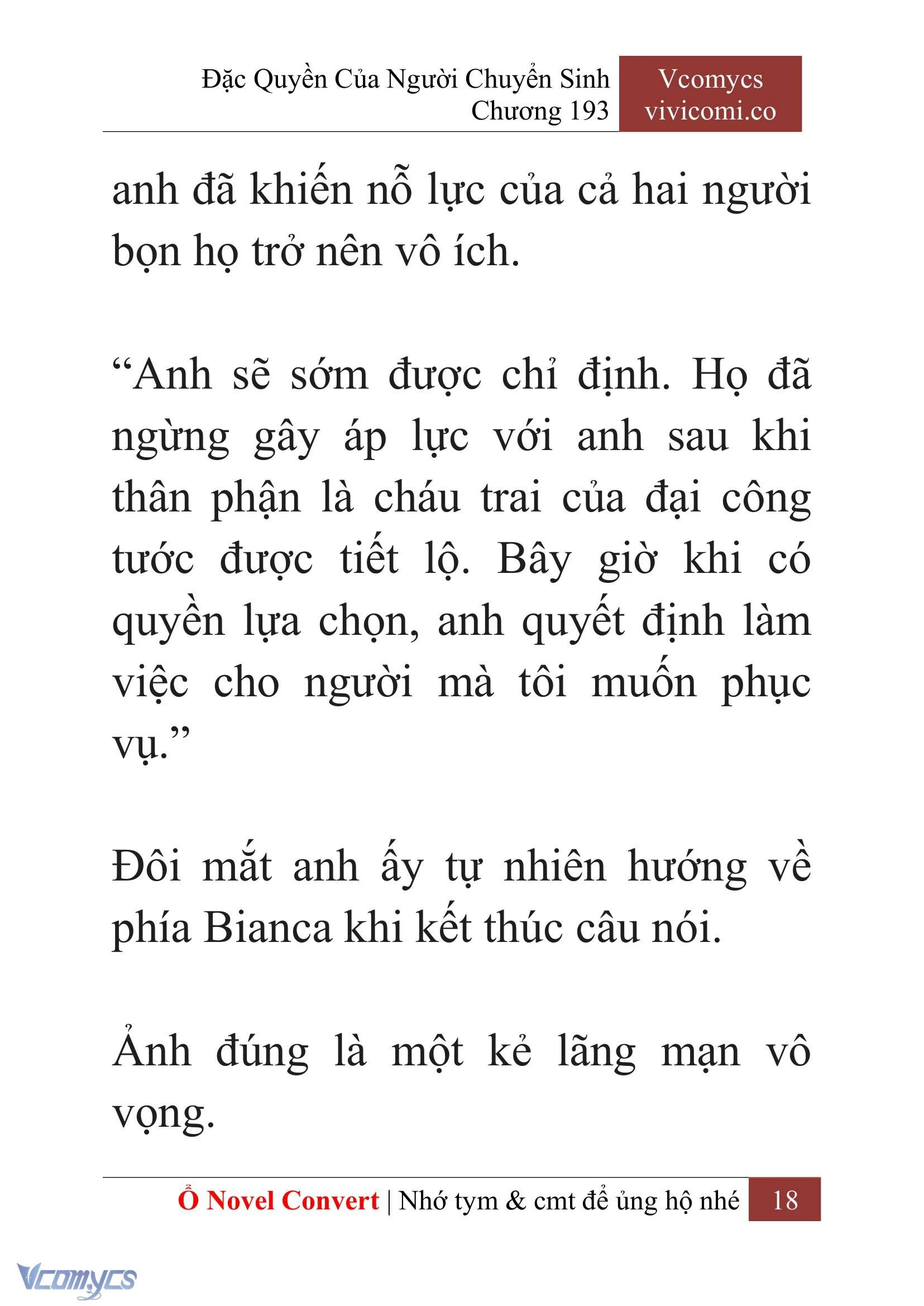 [Novel] Đặc Quyền Của Người Chuyển Sinh Chapter  193 - 21