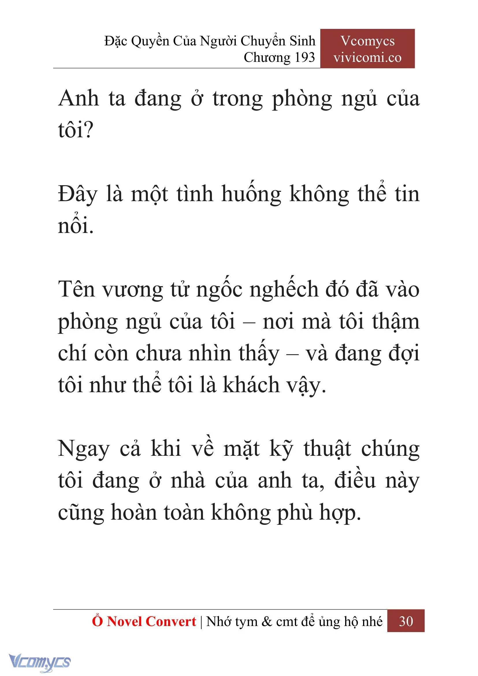 [Novel] Đặc Quyền Của Người Chuyển Sinh Chapter  193 - 33