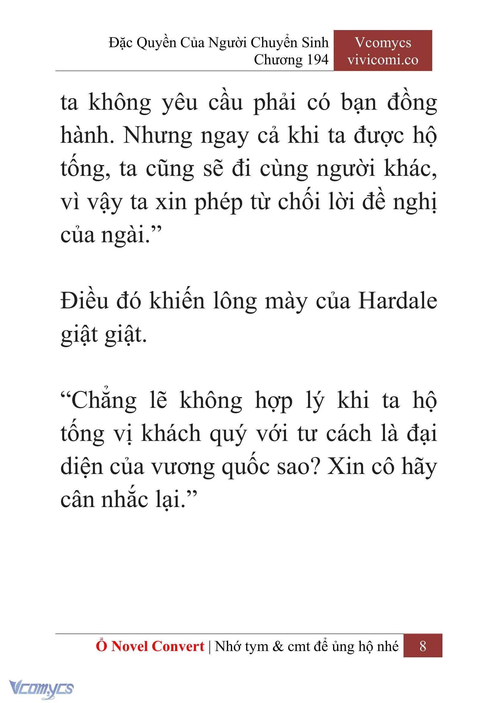 [Novel] Đặc Quyền Của Người Chuyển Sinh Chapter  194 - 11