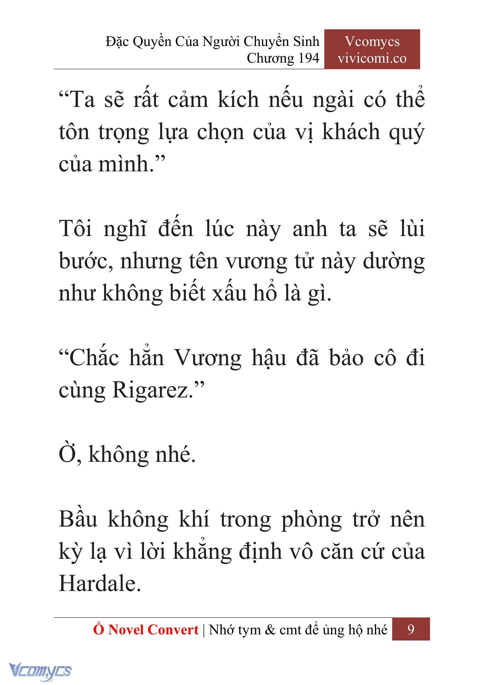 [Novel] Đặc Quyền Của Người Chuyển Sinh Chapter  194 - 12
