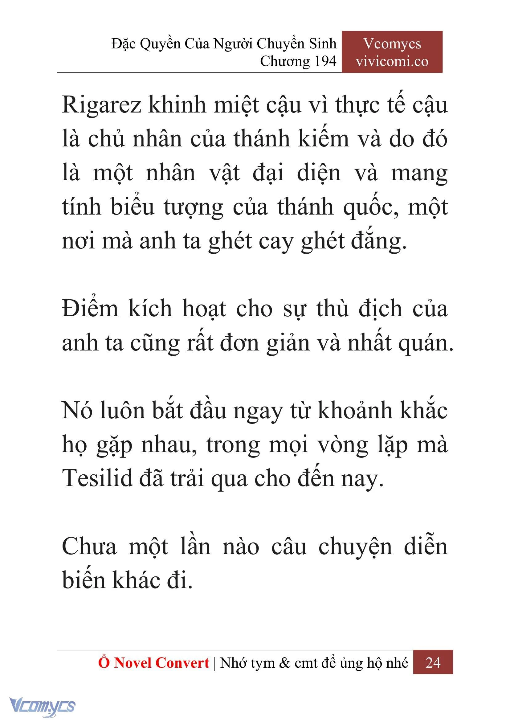 [Novel] Đặc Quyền Của Người Chuyển Sinh Chapter  194 - 27