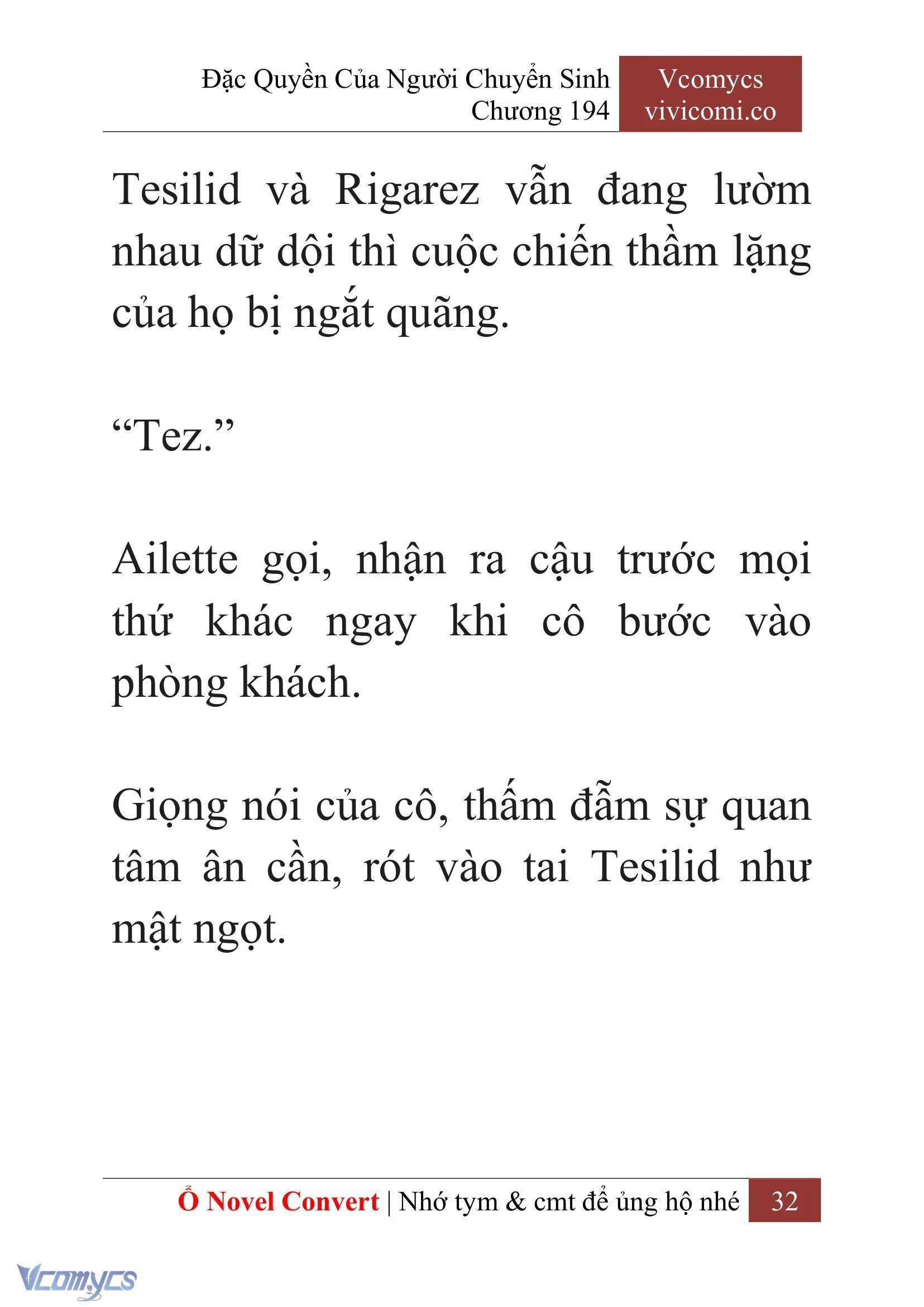 [Novel] Đặc Quyền Của Người Chuyển Sinh Chapter  194 - 35