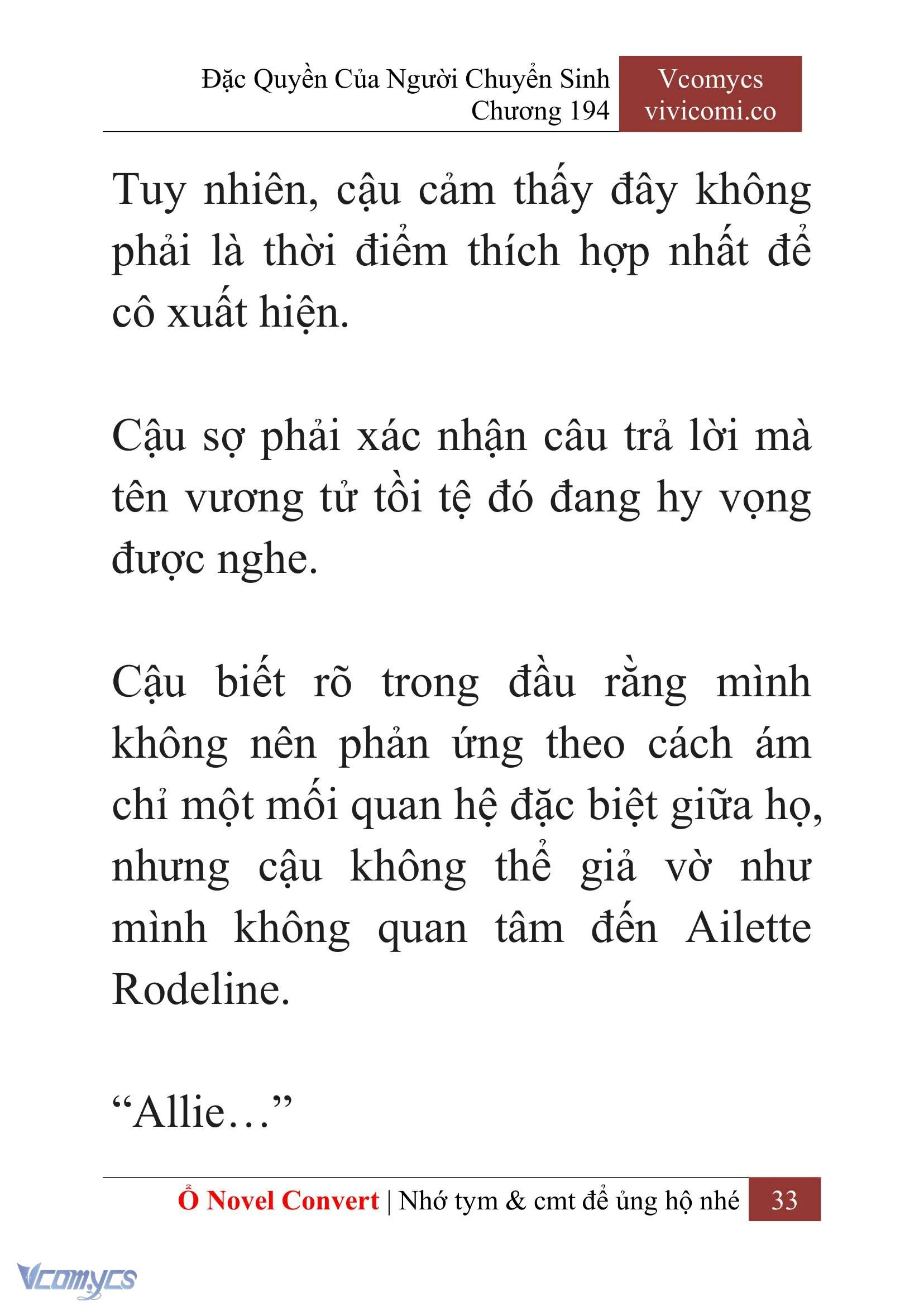 [Novel] Đặc Quyền Của Người Chuyển Sinh Chapter  194 - 36