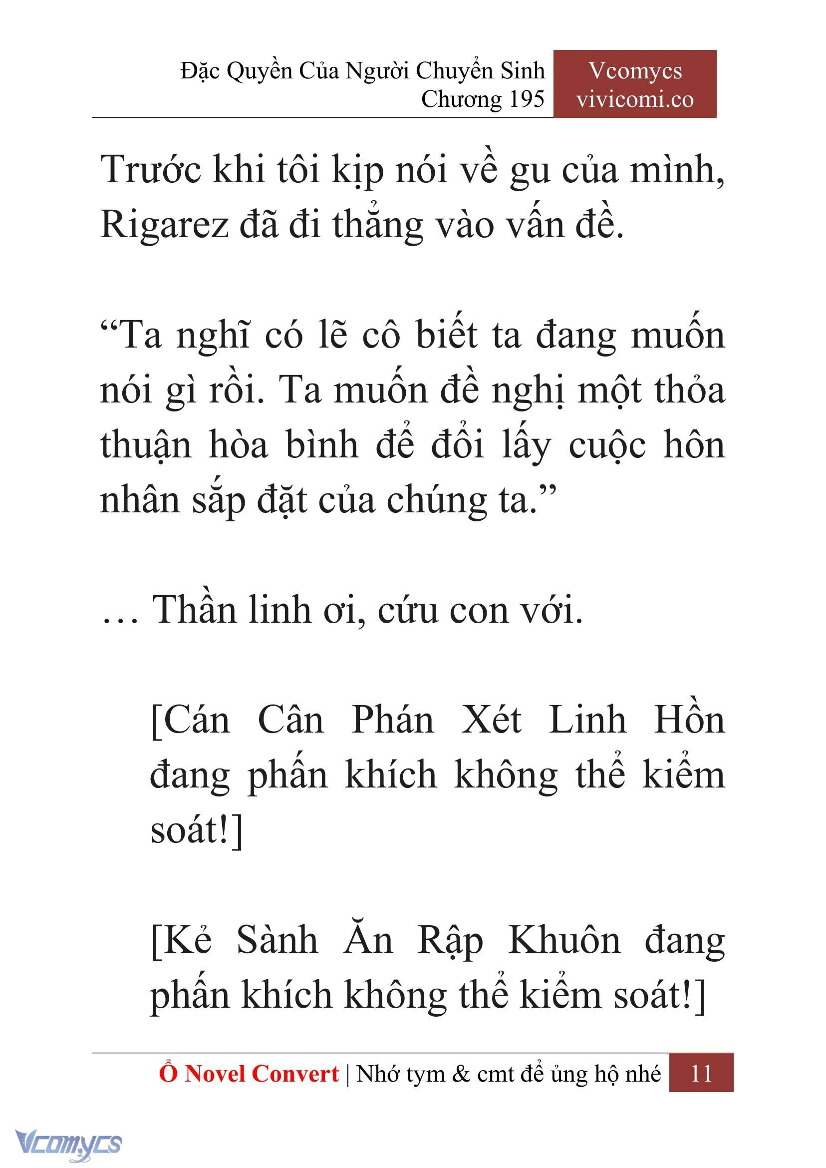[Novel] Đặc Quyền Của Người Chuyển Sinh Chapter  195 - 14
