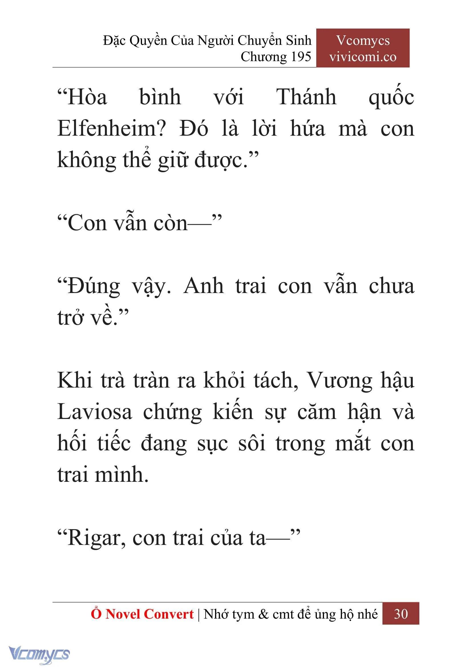 [Novel] Đặc Quyền Của Người Chuyển Sinh Chapter  195 - 33