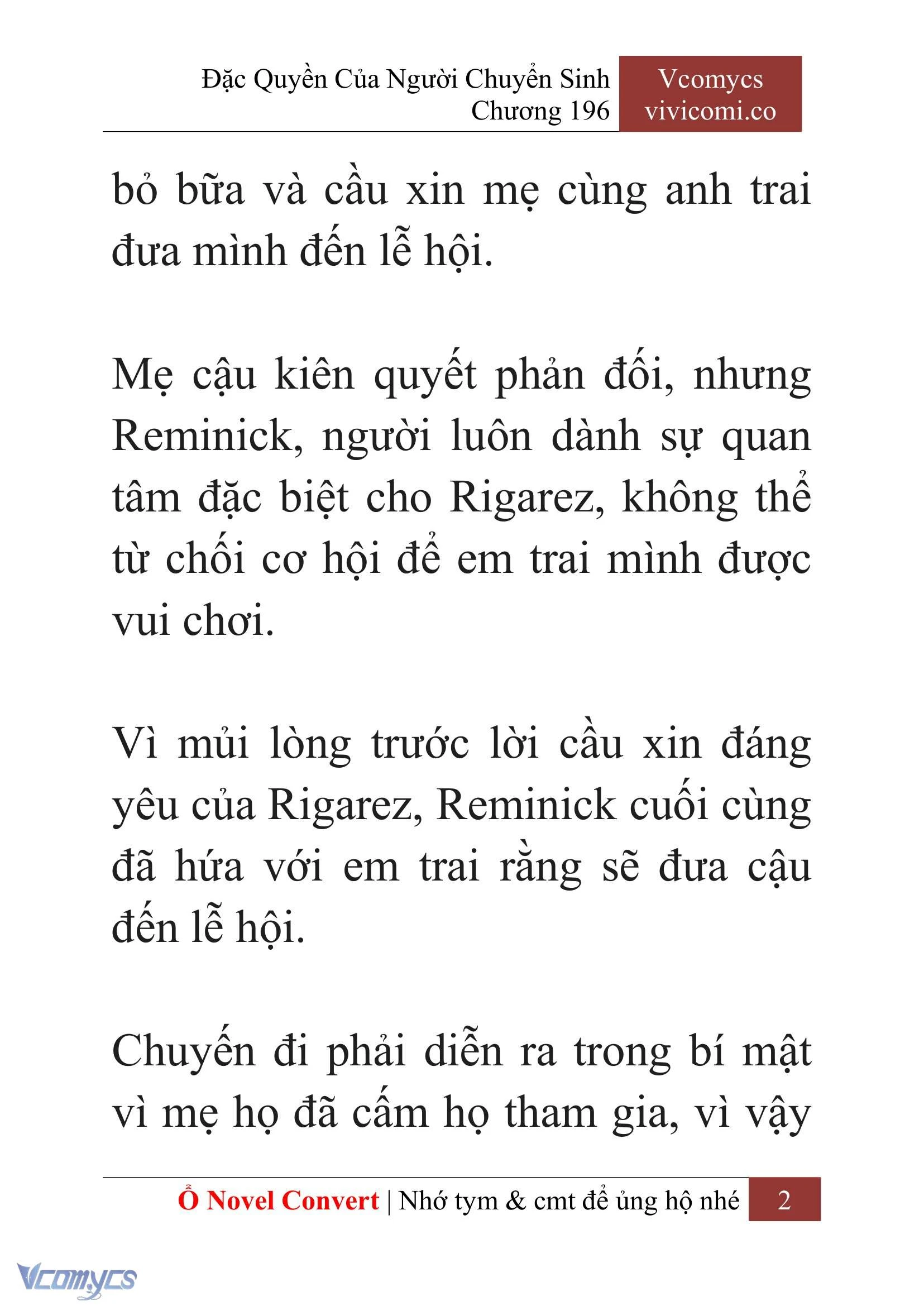 [Novel] Đặc Quyền Của Người Chuyển Sinh Chapter  196 - 5