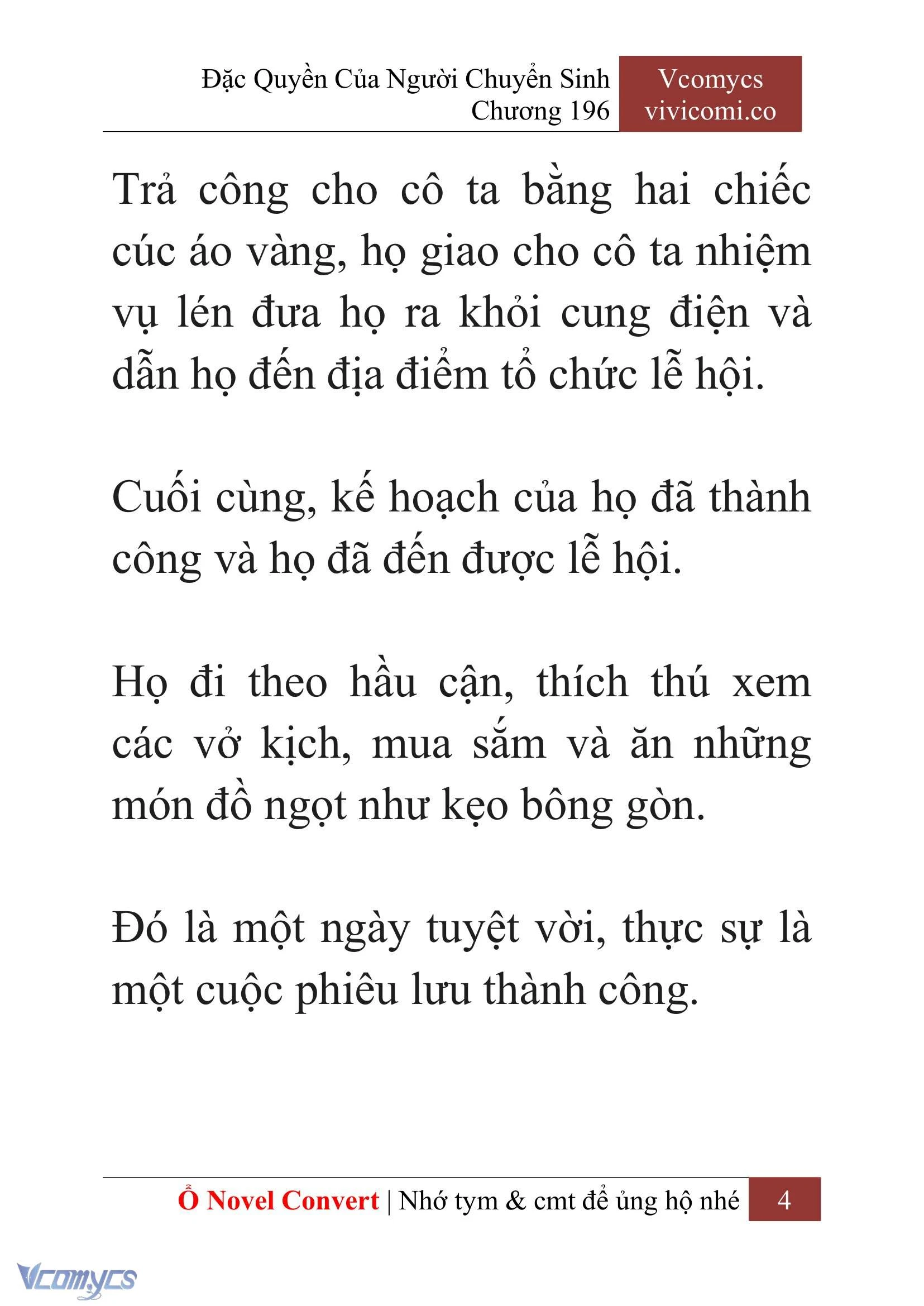 [Novel] Đặc Quyền Của Người Chuyển Sinh Chapter  196 - 7