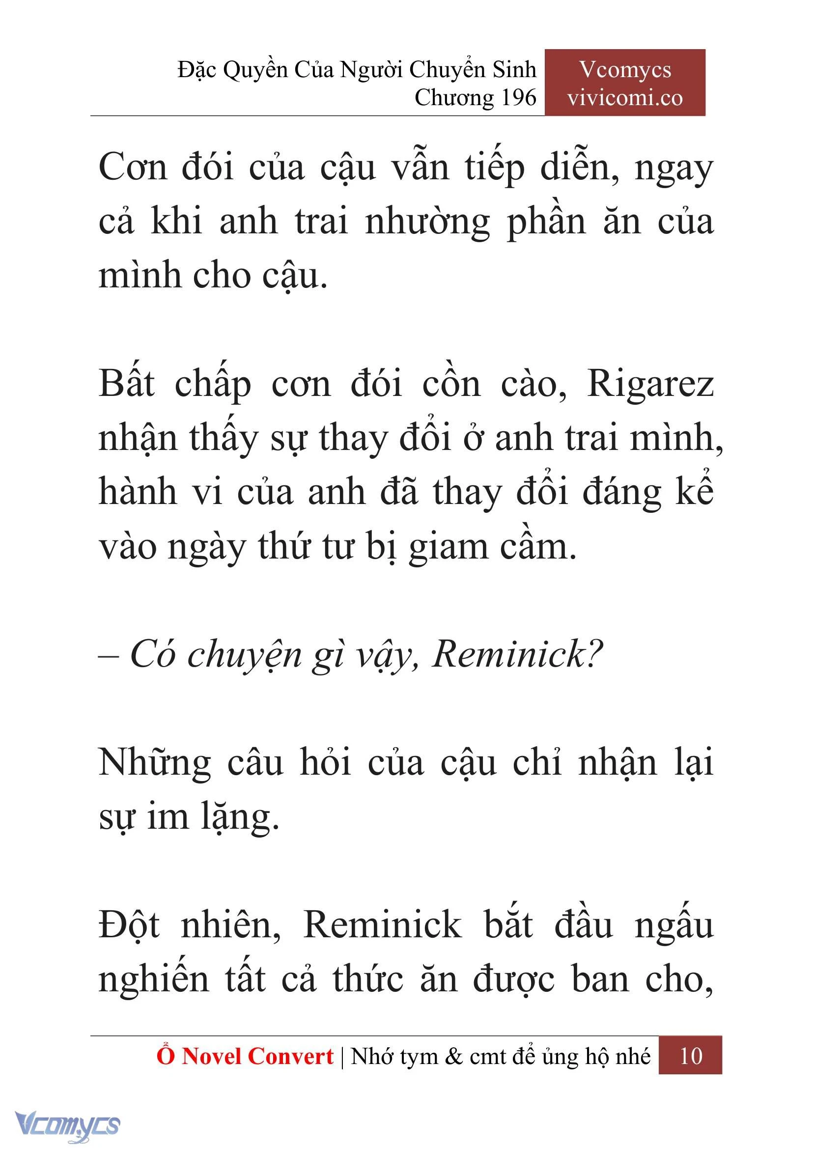 [Novel] Đặc Quyền Của Người Chuyển Sinh Chapter  196 - 13