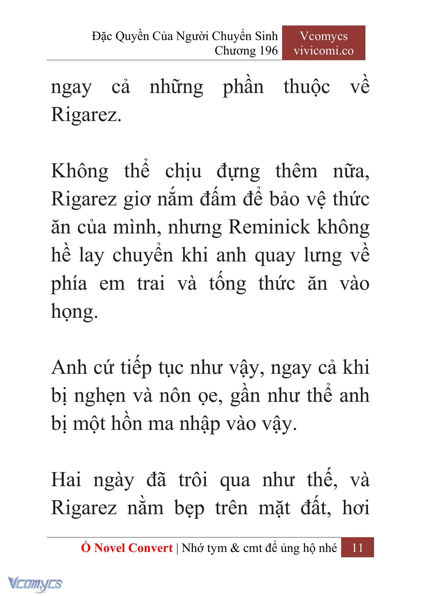 [Novel] Đặc Quyền Của Người Chuyển Sinh Chapter  196 - 14