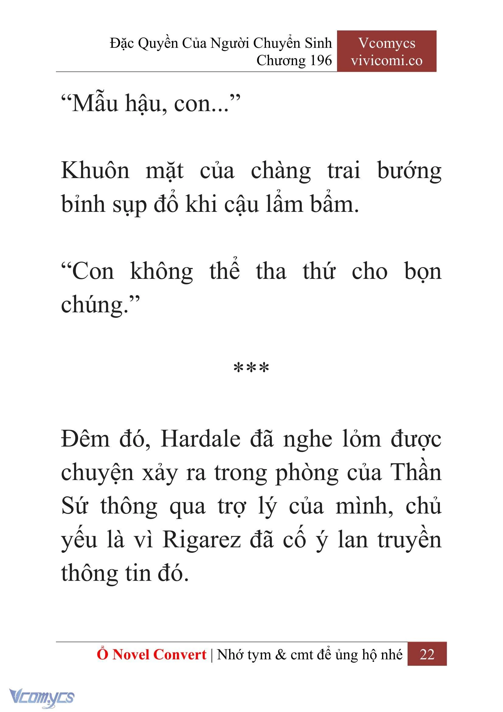 [Novel] Đặc Quyền Của Người Chuyển Sinh Chapter  196 - 25