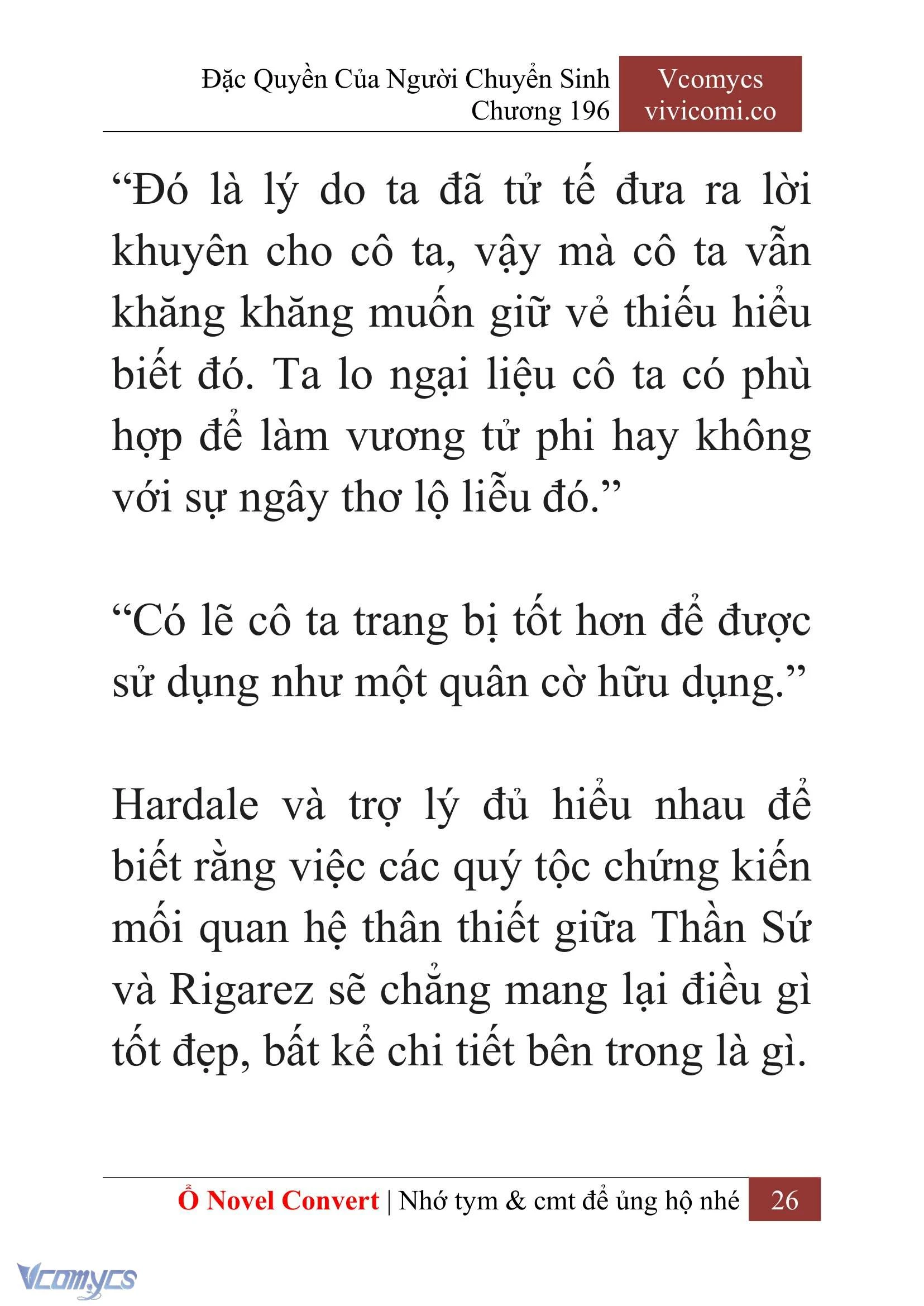 [Novel] Đặc Quyền Của Người Chuyển Sinh Chapter  196 - 29