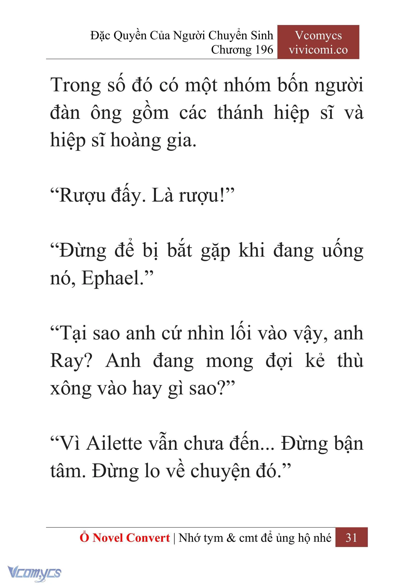[Novel] Đặc Quyền Của Người Chuyển Sinh Chapter  196 - 34