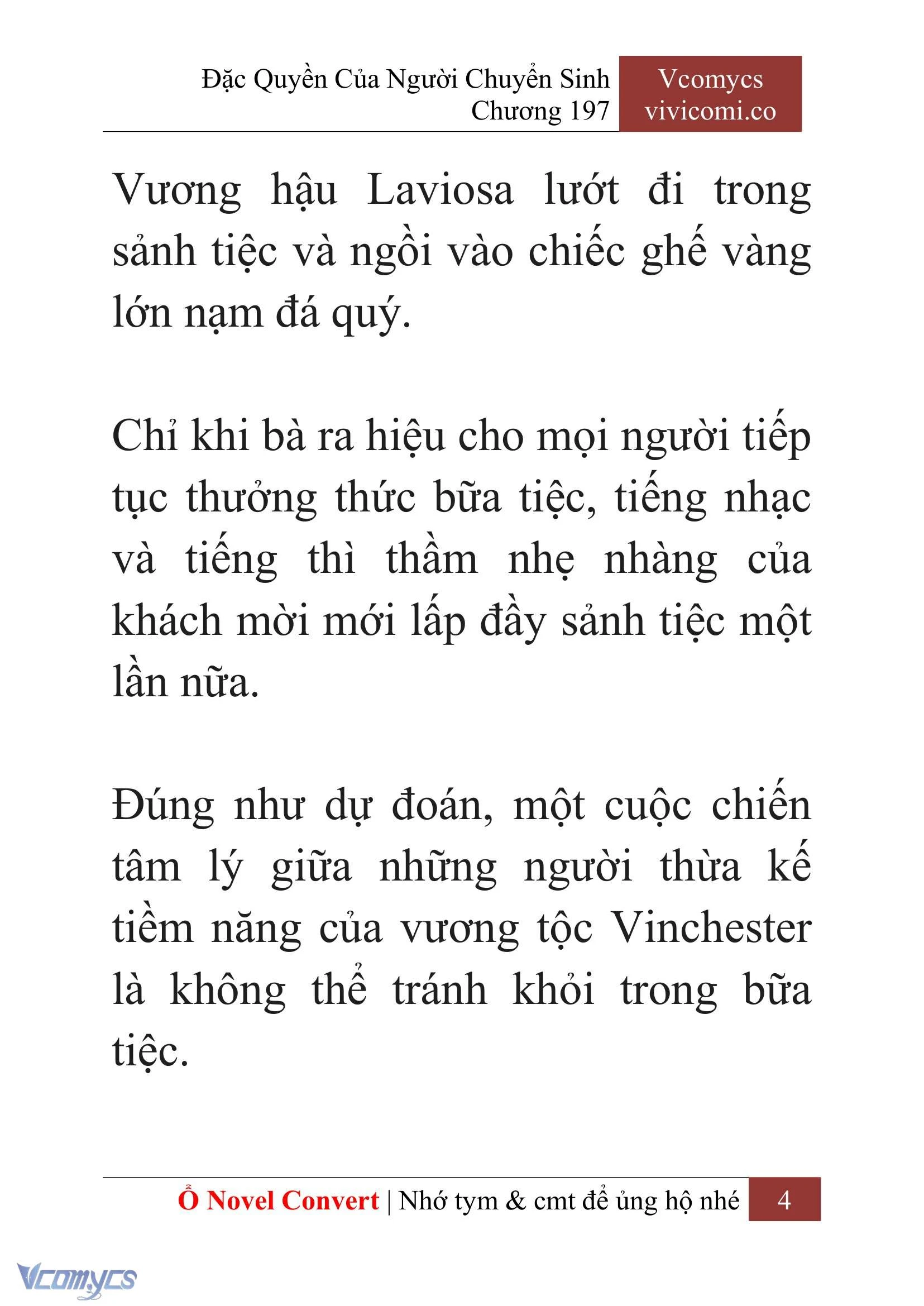 [Novel] Đặc Quyền Của Người Chuyển Sinh Chapter  197 - 7