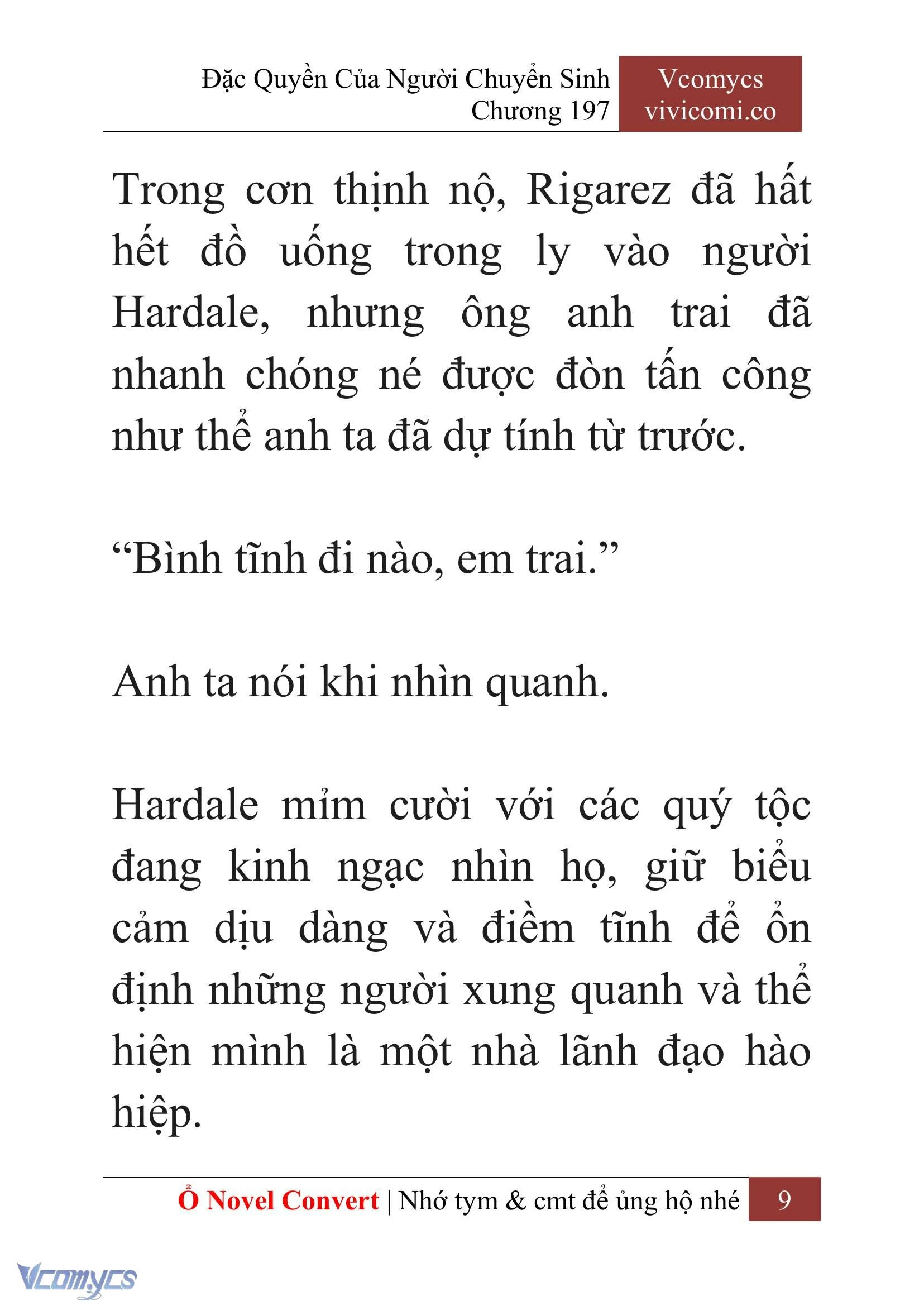 [Novel] Đặc Quyền Của Người Chuyển Sinh Chapter  197 - 12