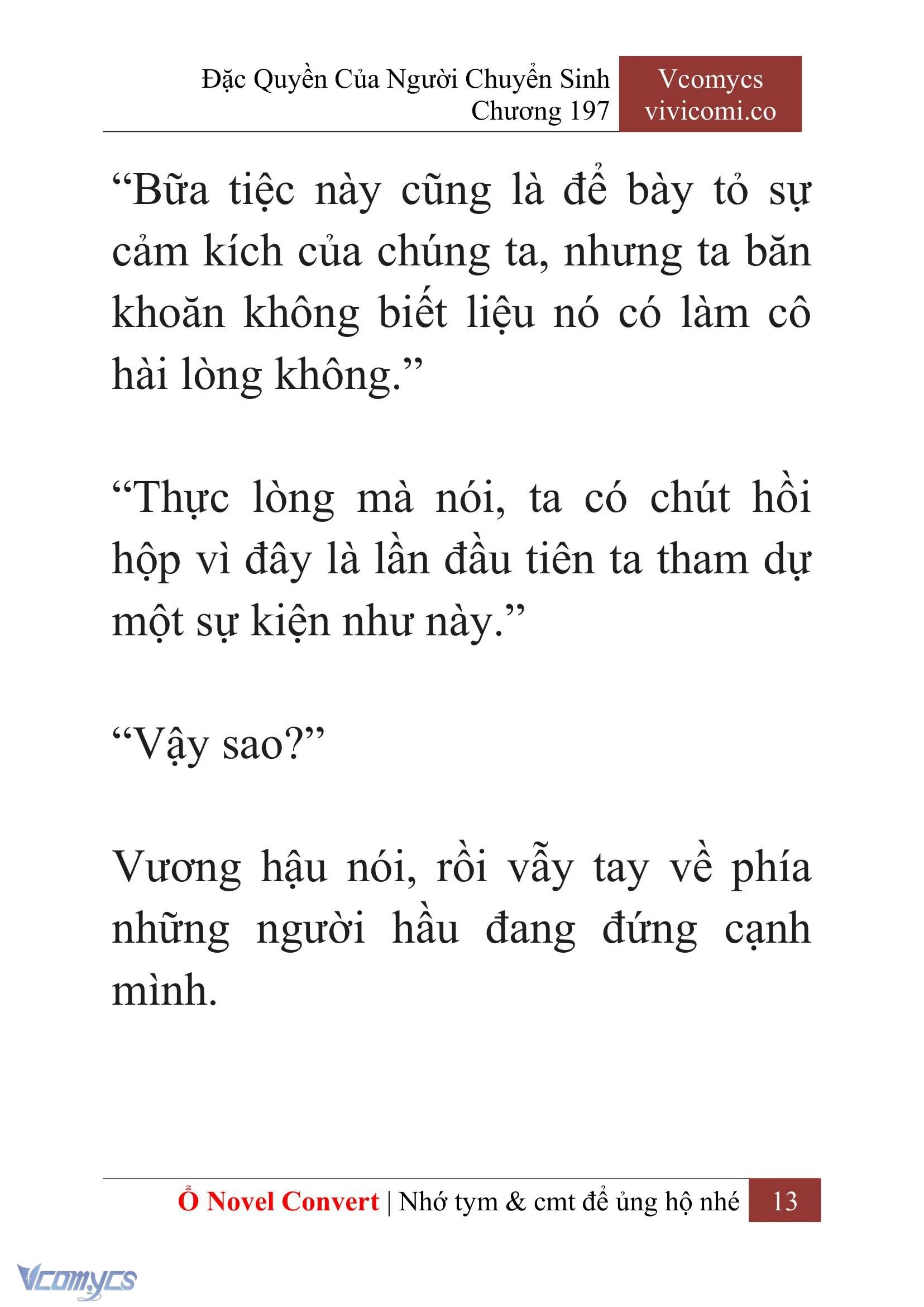 [Novel] Đặc Quyền Của Người Chuyển Sinh Chapter  197 - 16