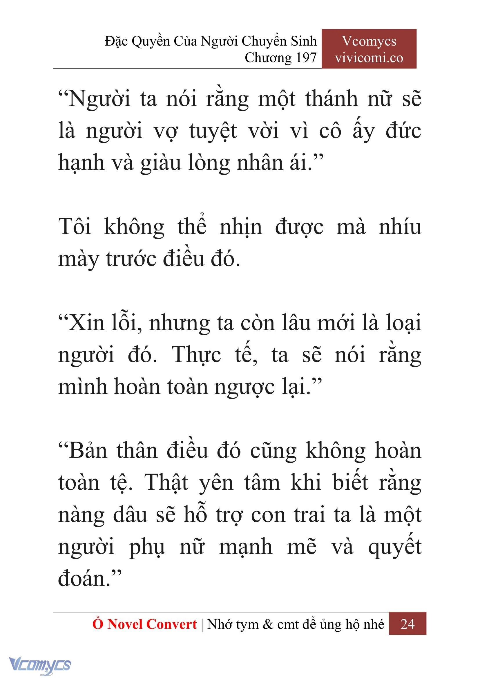 [Novel] Đặc Quyền Của Người Chuyển Sinh Chapter  197 - 27
