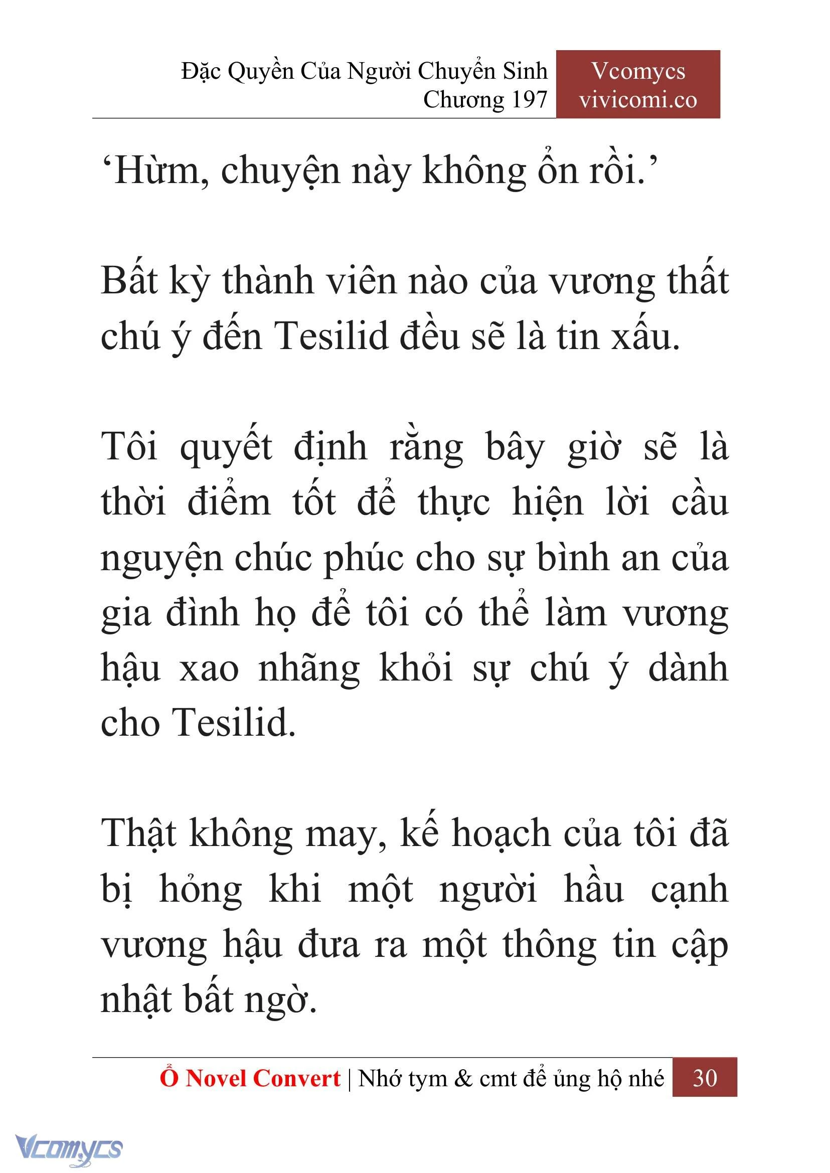 [Novel] Đặc Quyền Của Người Chuyển Sinh Chapter  197 - 33