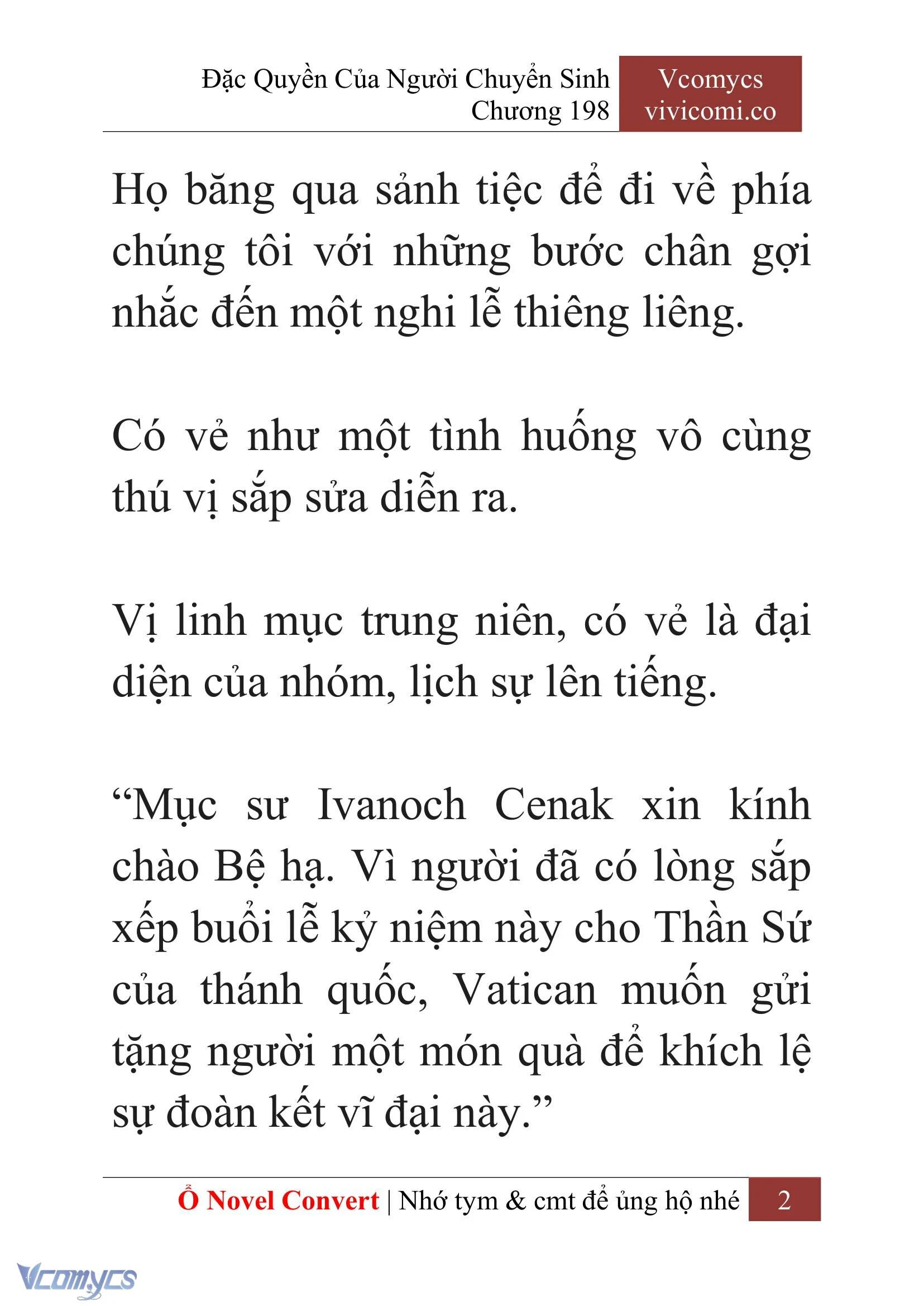 [Novel] Đặc Quyền Của Người Chuyển Sinh Chapter  198 - 5