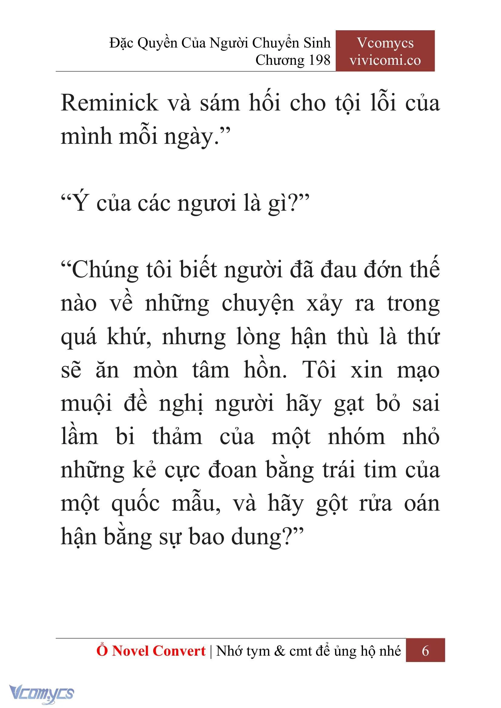 [Novel] Đặc Quyền Của Người Chuyển Sinh Chapter  198 - 9
