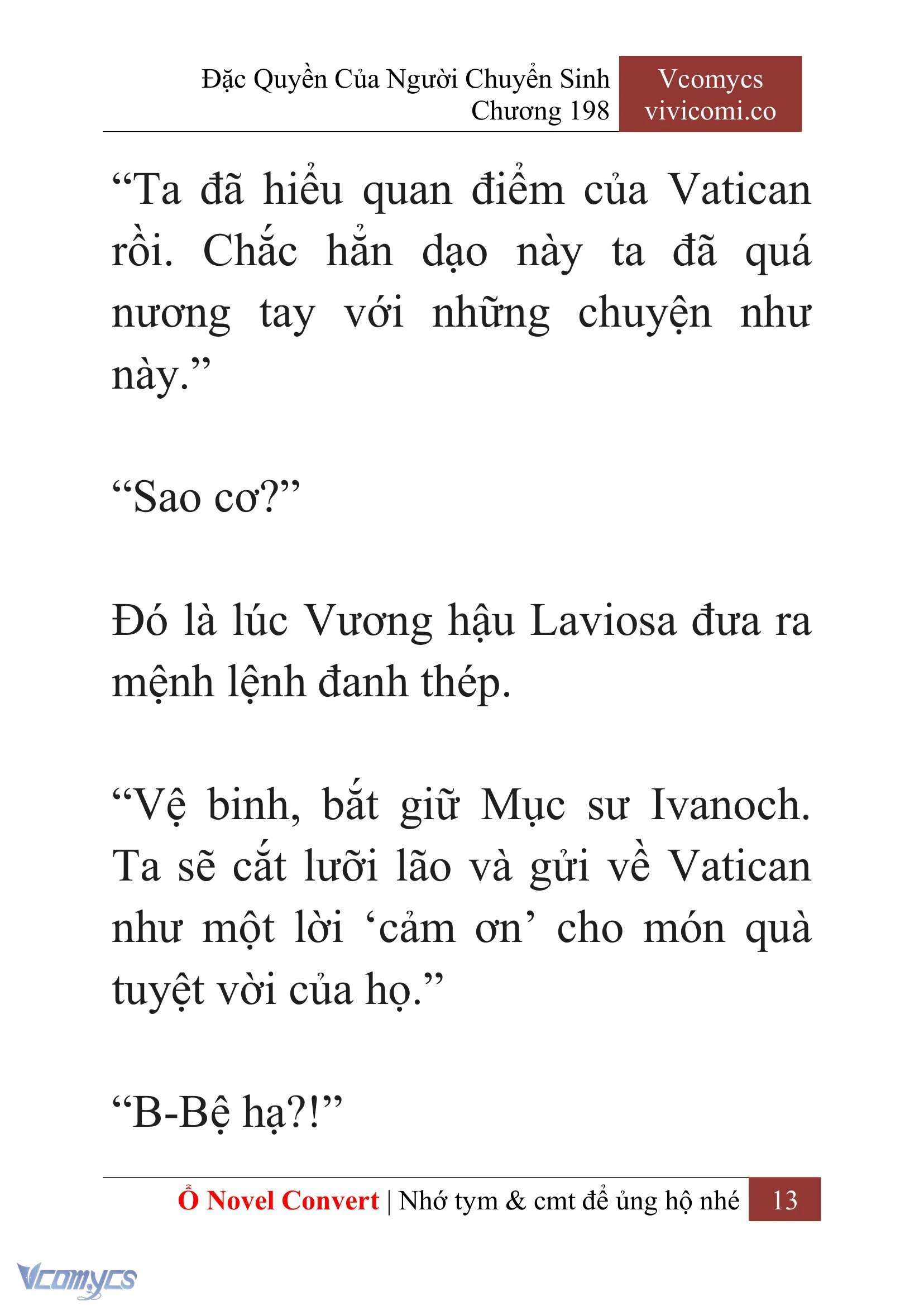 [Novel] Đặc Quyền Của Người Chuyển Sinh Chapter  198 - 16