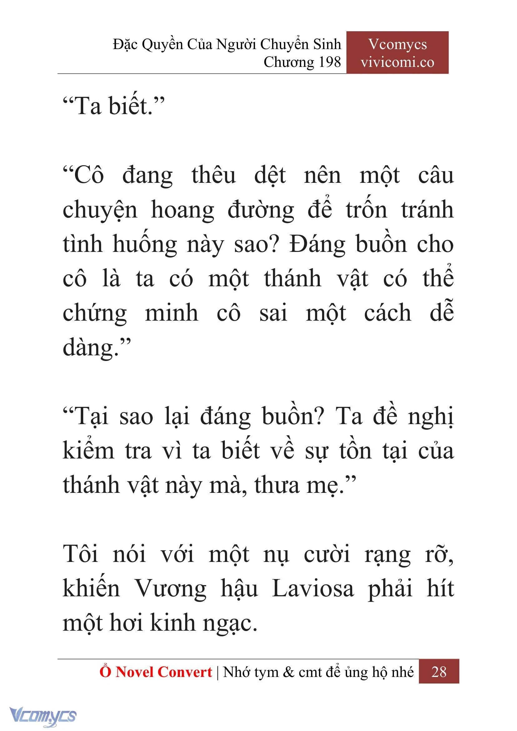 [Novel] Đặc Quyền Của Người Chuyển Sinh Chapter  198 - 31