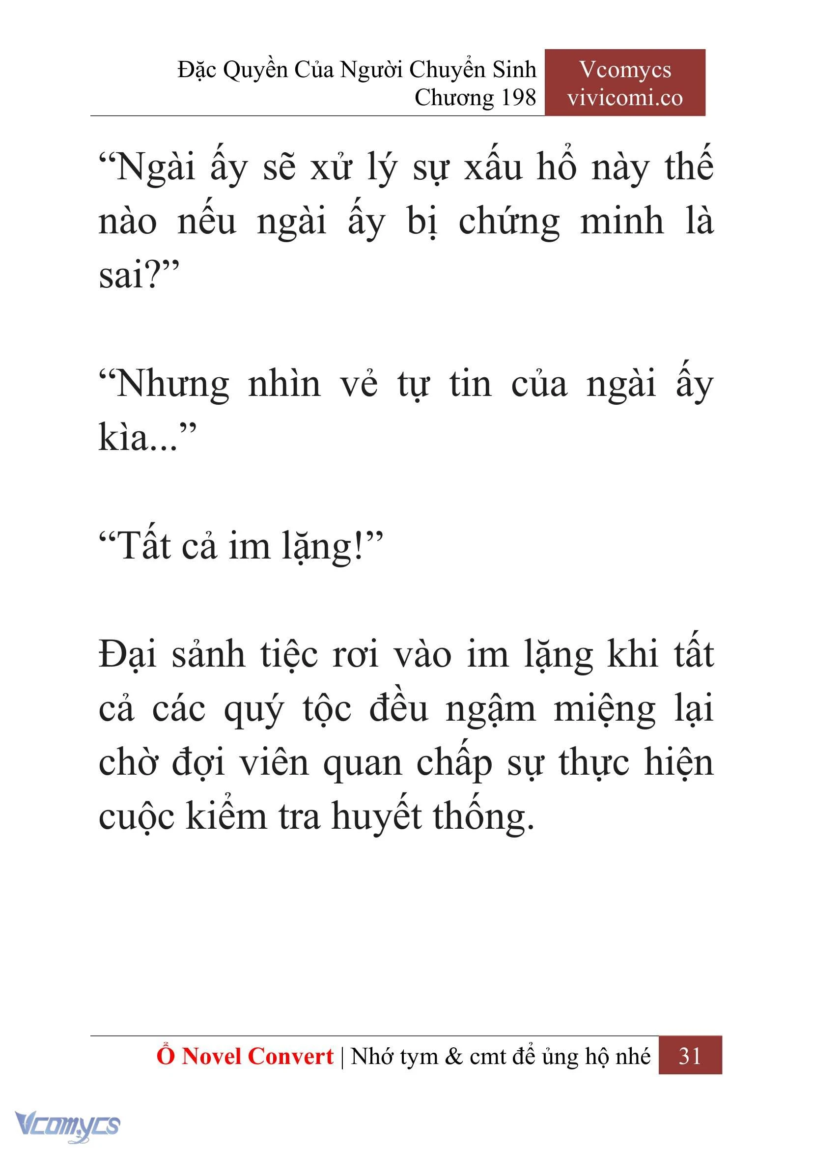 [Novel] Đặc Quyền Của Người Chuyển Sinh Chapter  198 - 34