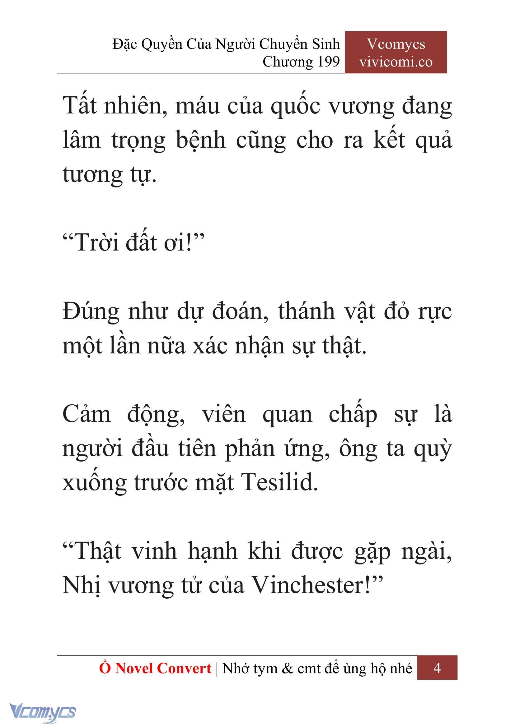 [Novel] Đặc Quyền Của Người Chuyển Sinh Chapter  199 - 7