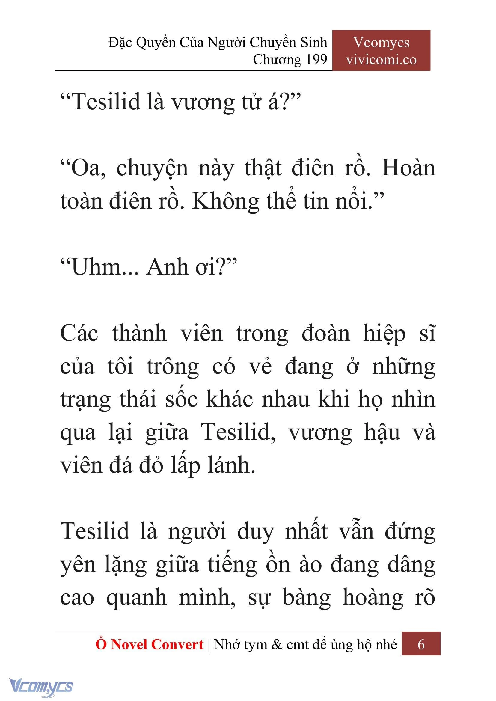 [Novel] Đặc Quyền Của Người Chuyển Sinh Chapter  199 - 9
