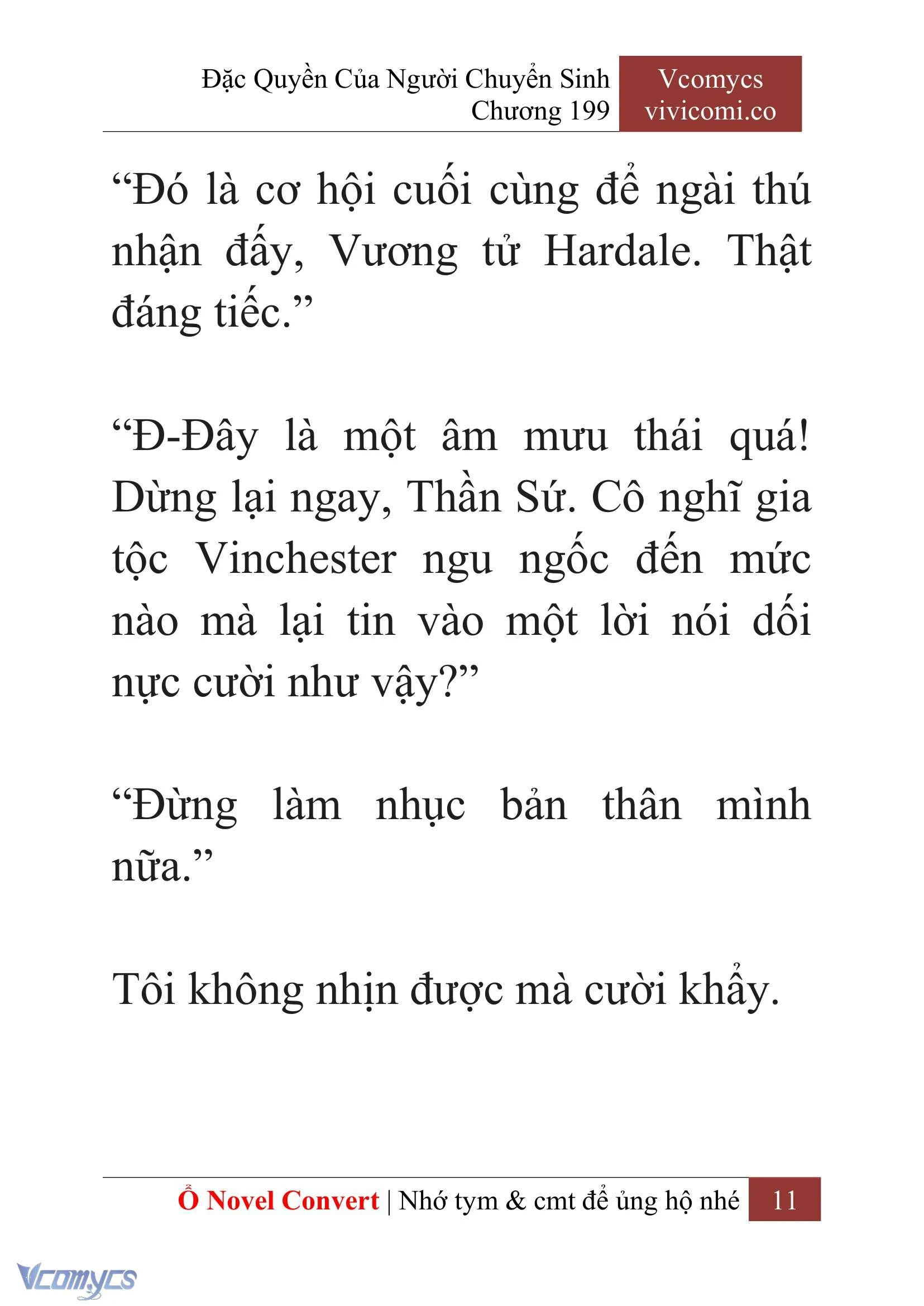 [Novel] Đặc Quyền Của Người Chuyển Sinh Chapter  199 - 14