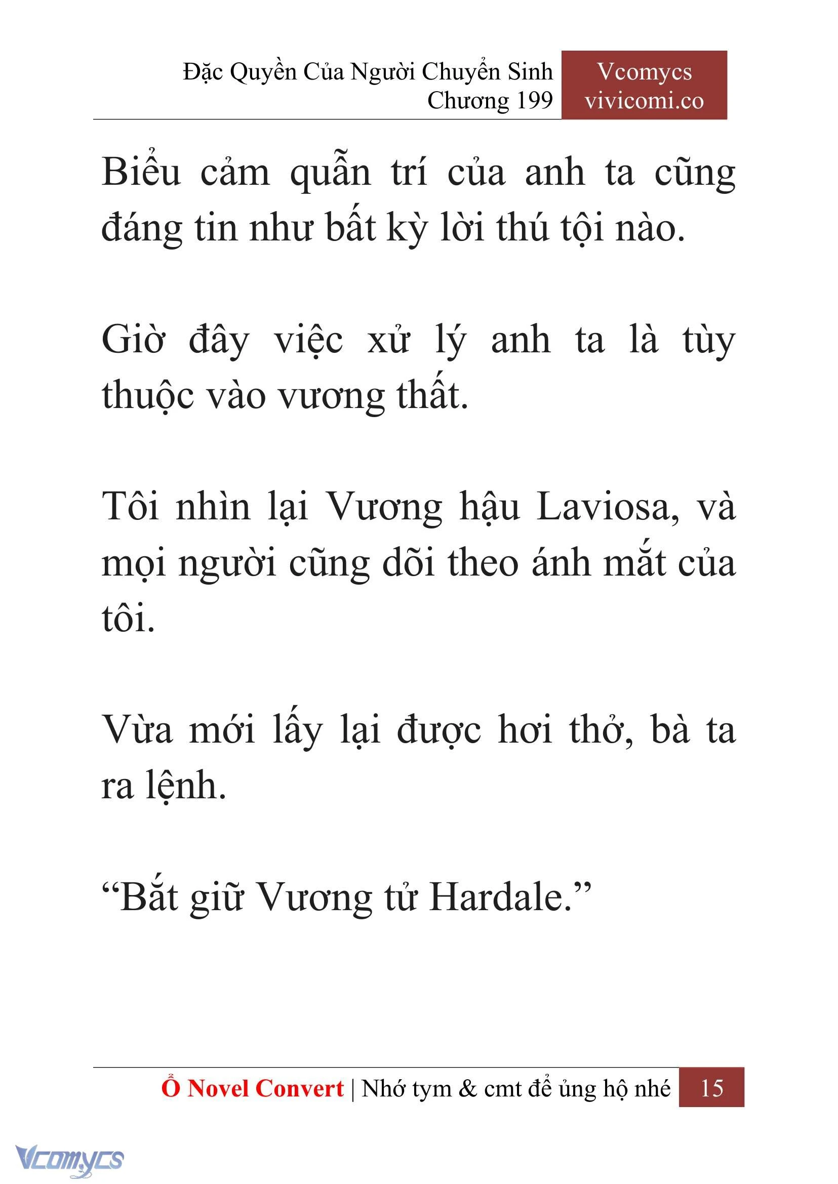 [Novel] Đặc Quyền Của Người Chuyển Sinh Chapter  199 - 18