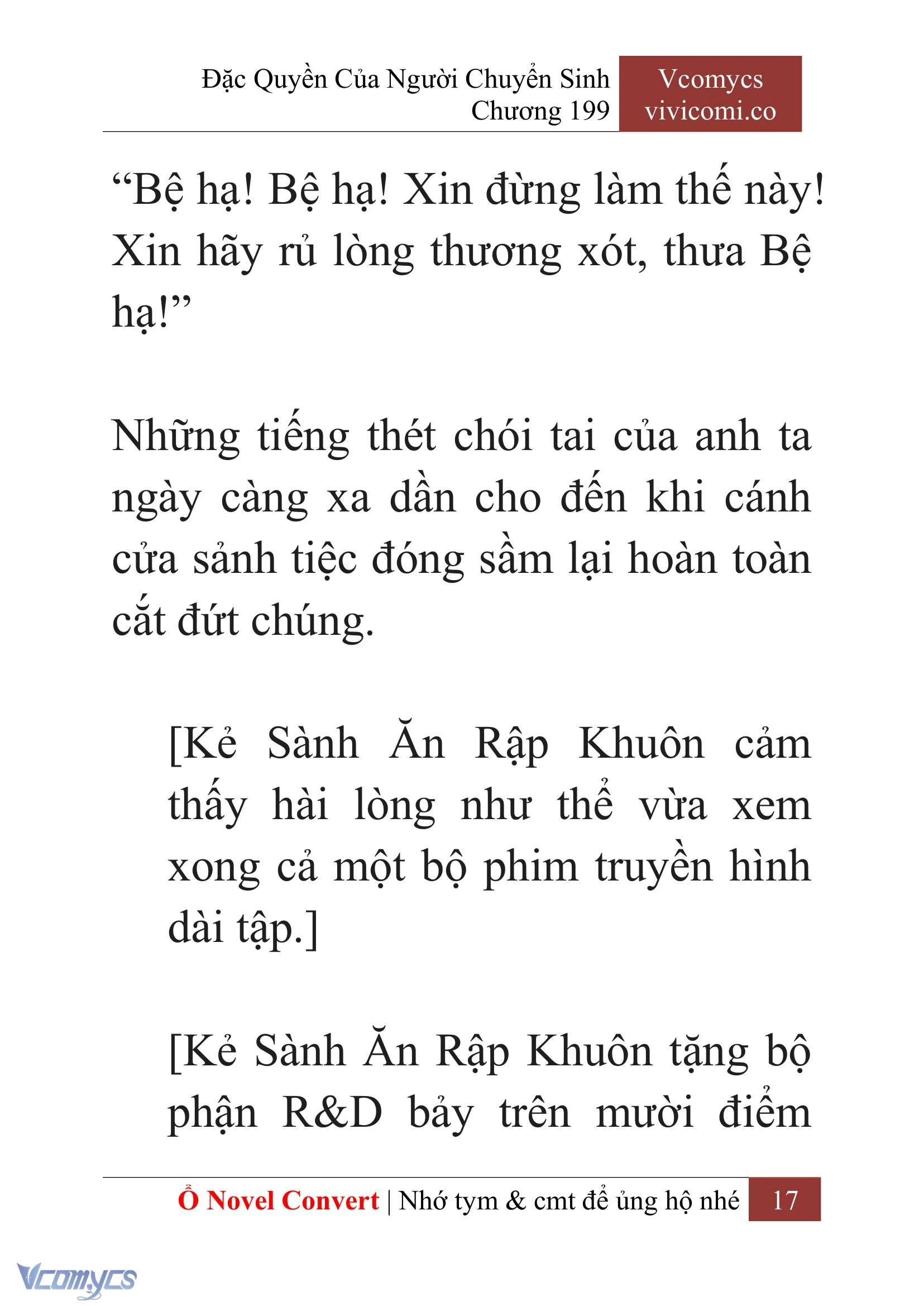 [Novel] Đặc Quyền Của Người Chuyển Sinh Chapter  199 - 20